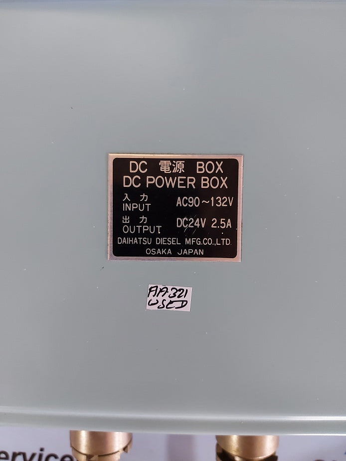 DAIHATSU DIESEL DC POWER BOX 90 ~ 132VAC