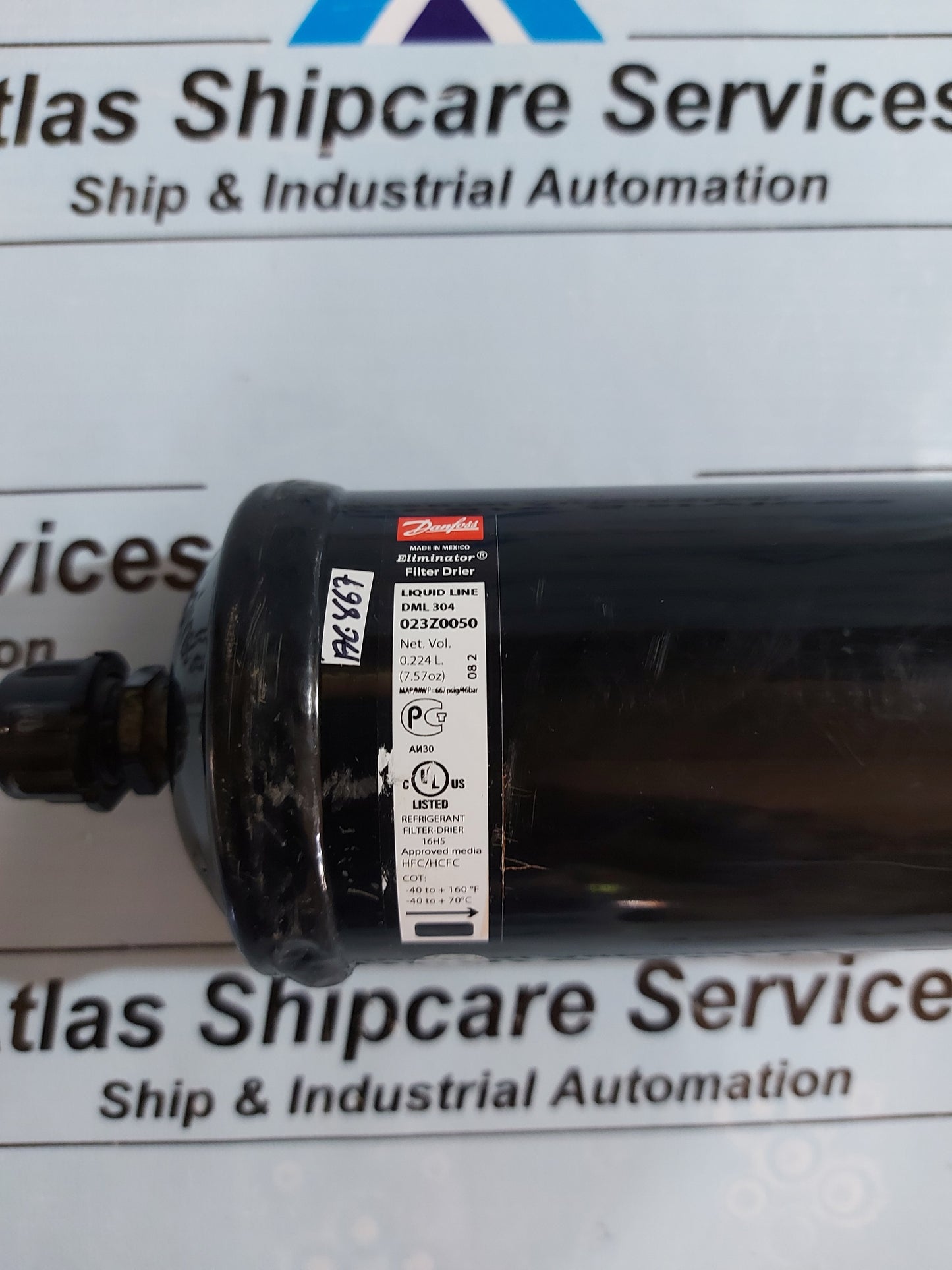 DANFOSS 023Z0050 ELIMINATOR FILTER DRIER DML 304