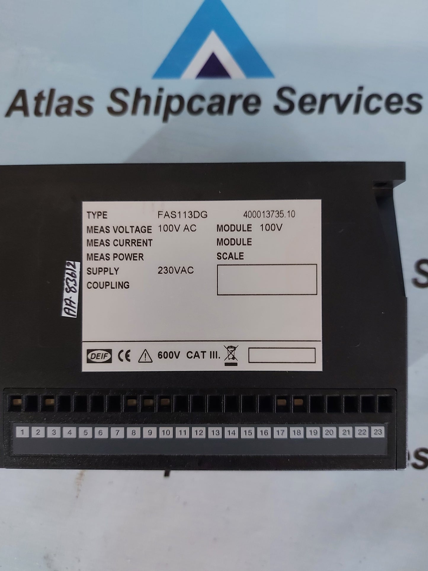 DEIF FAS-113DG SYNCHRONISER 400013735.10