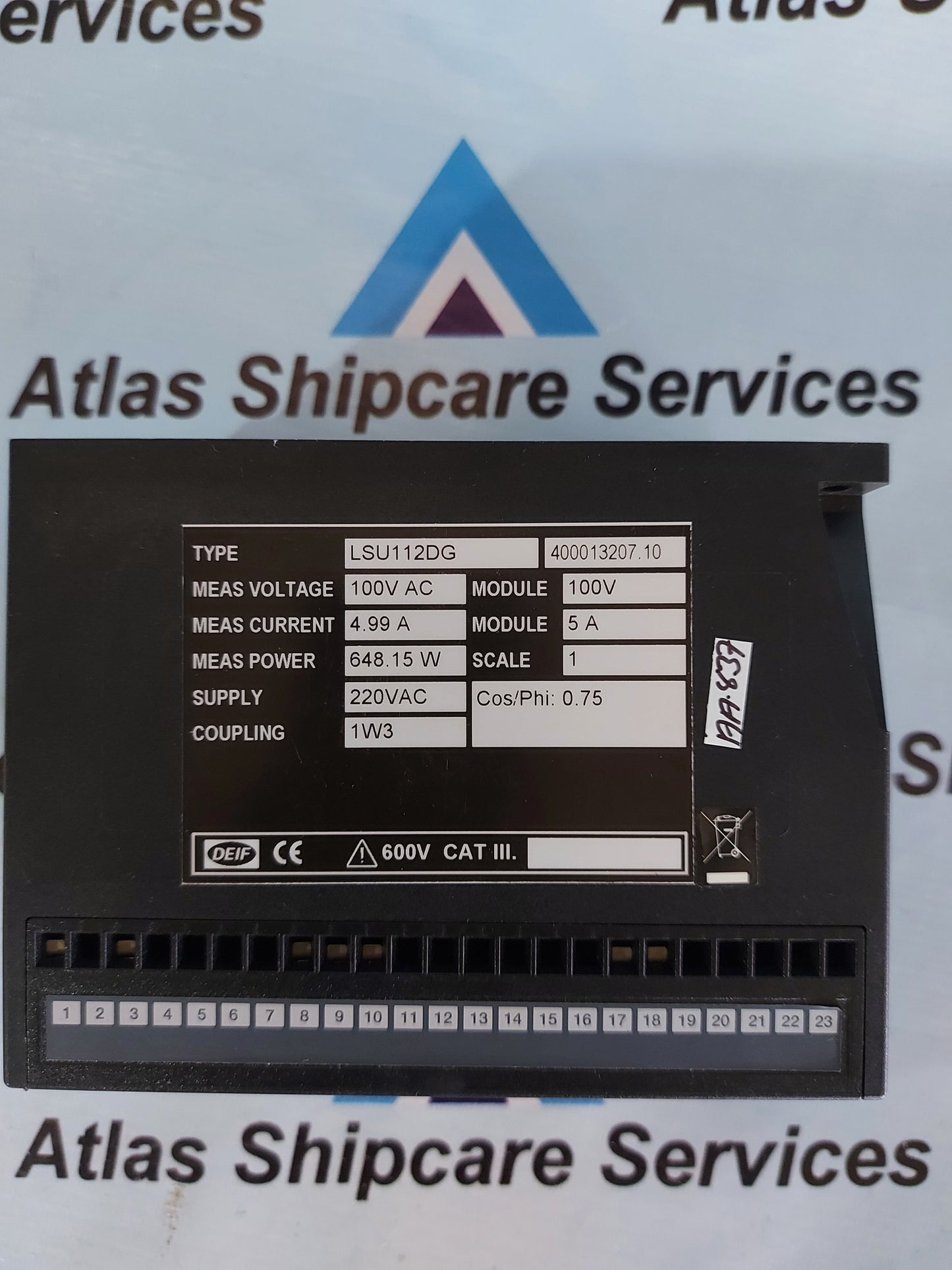 DEIF LSU-112DG LOAD SHARING UNIT 400013207.10