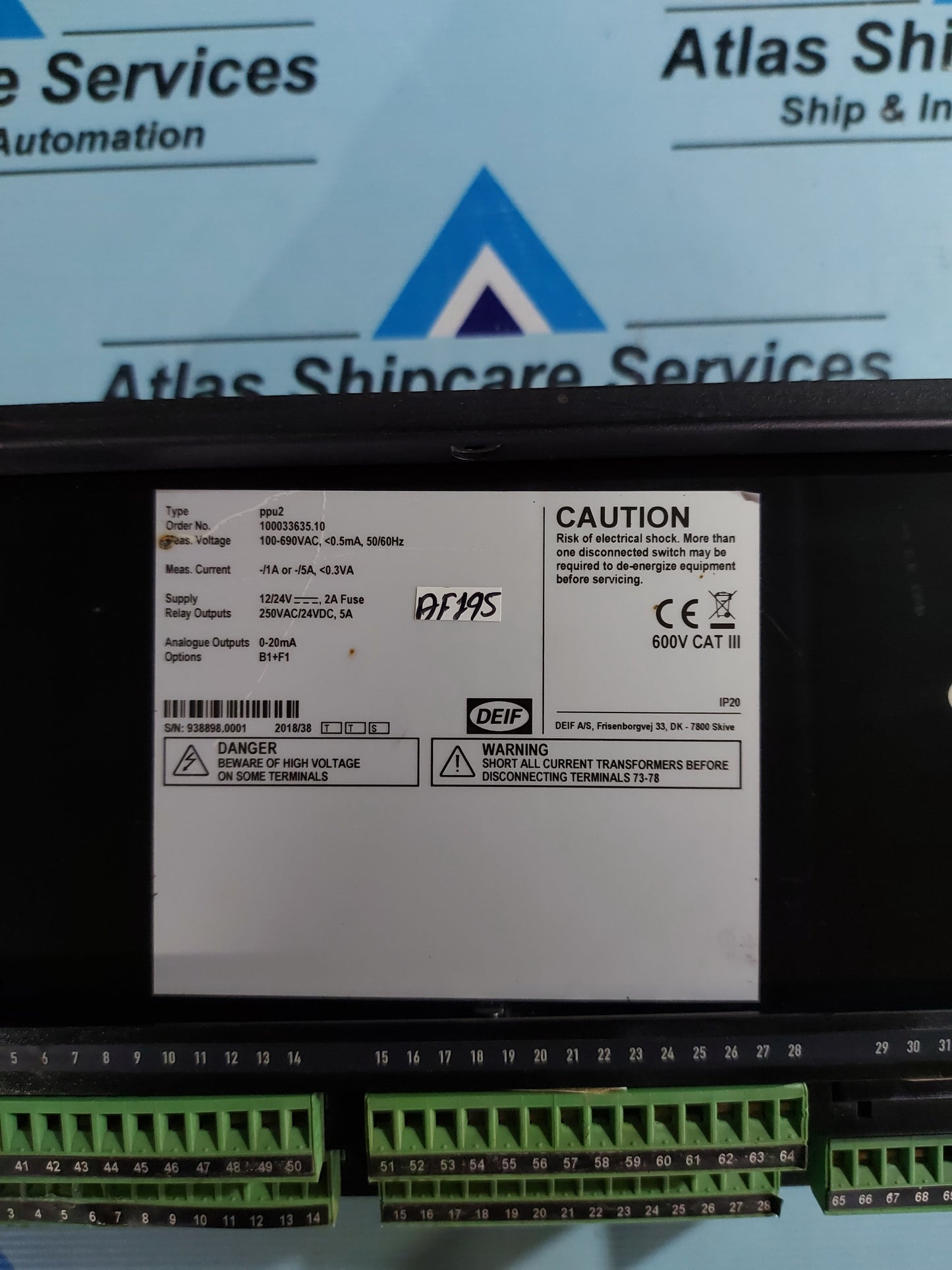 DEIF MULTI-LINE PPU2 PROTECTION AND PARALLELING UNIT