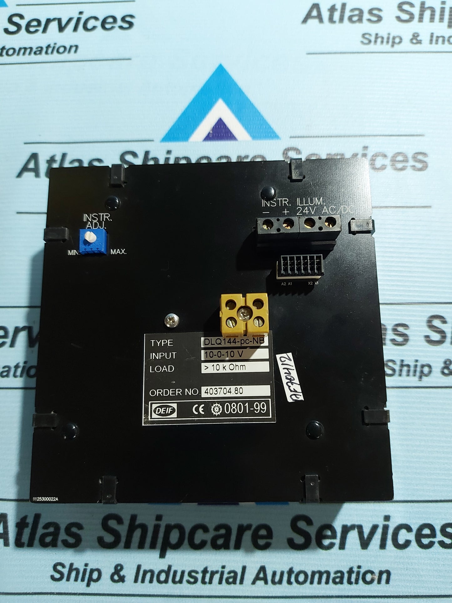 DEIF NORCONTROL DLQ144-pc-NB RPM INDICATOR