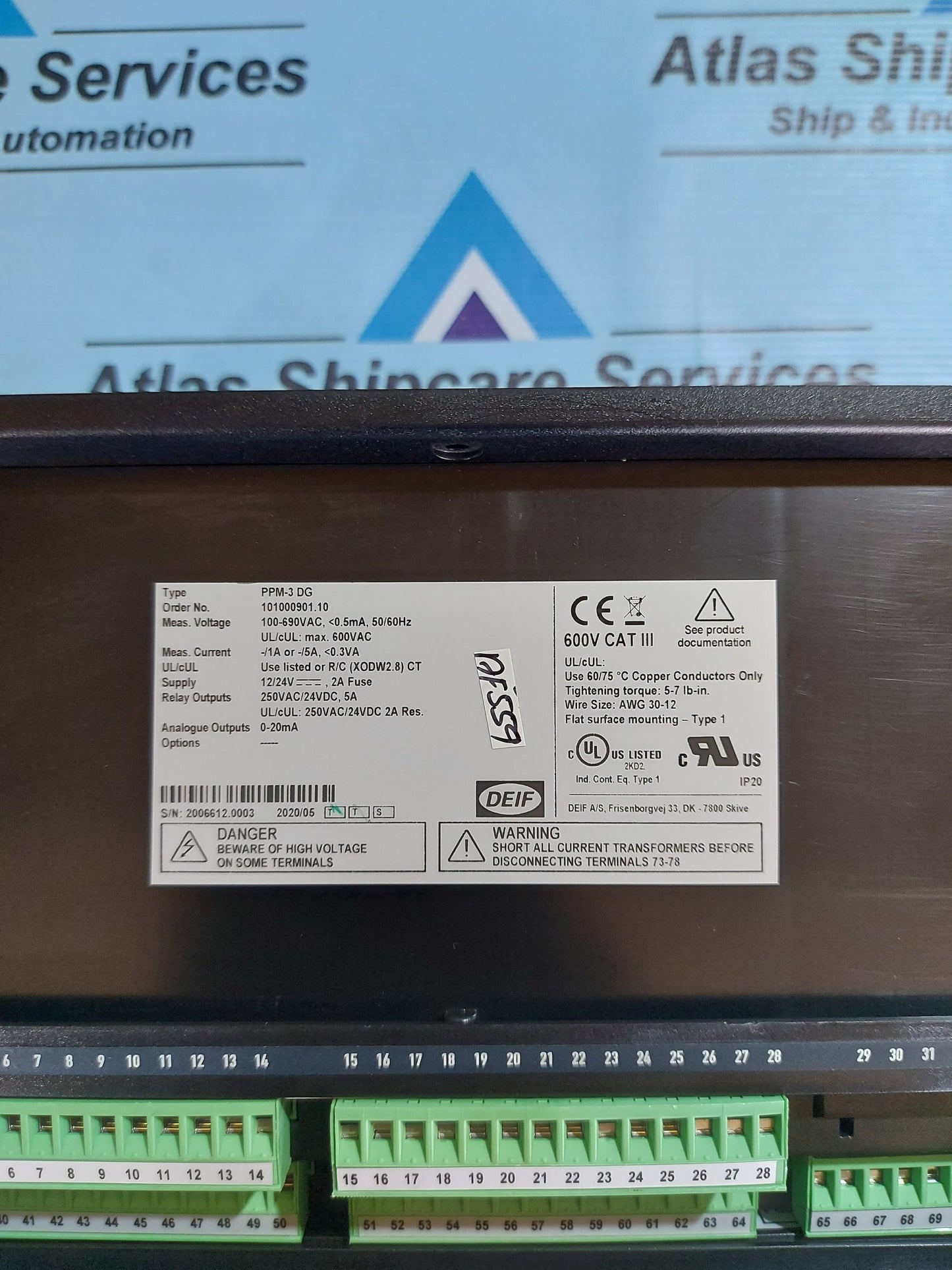 DEIF PPM-3 DG PROTECTION AND POWER MANAGEMENT