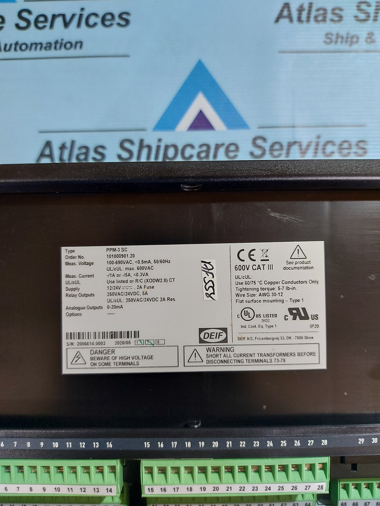DEIF PPM-3 SC PROTECTION AND POWER MANAGEMENT