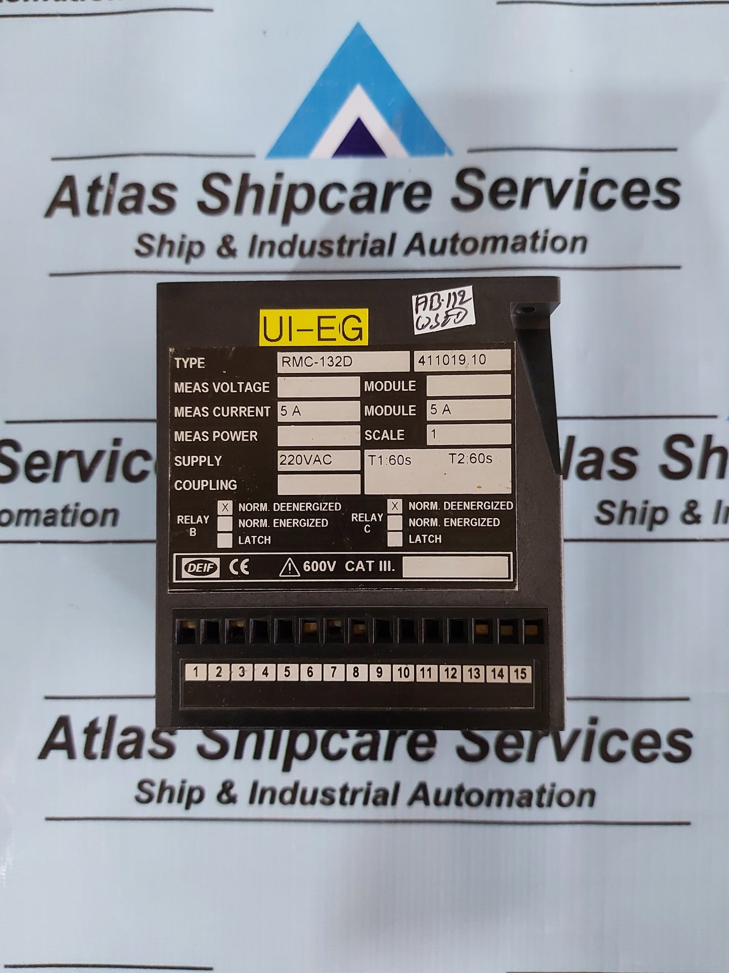 DEIF RMC-132D CURRENT RELAY 411019.10