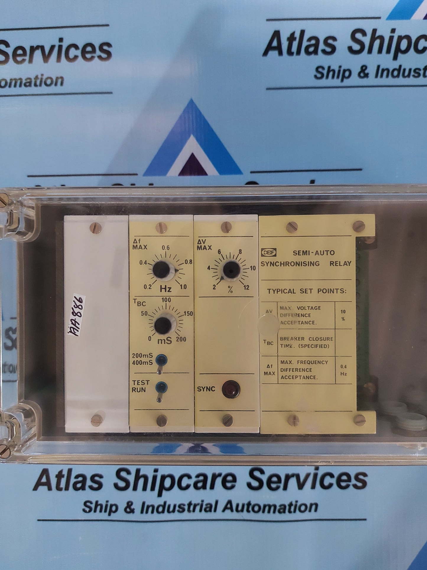DEIF SEMI-AUTO SYNCHRONISING RELAY