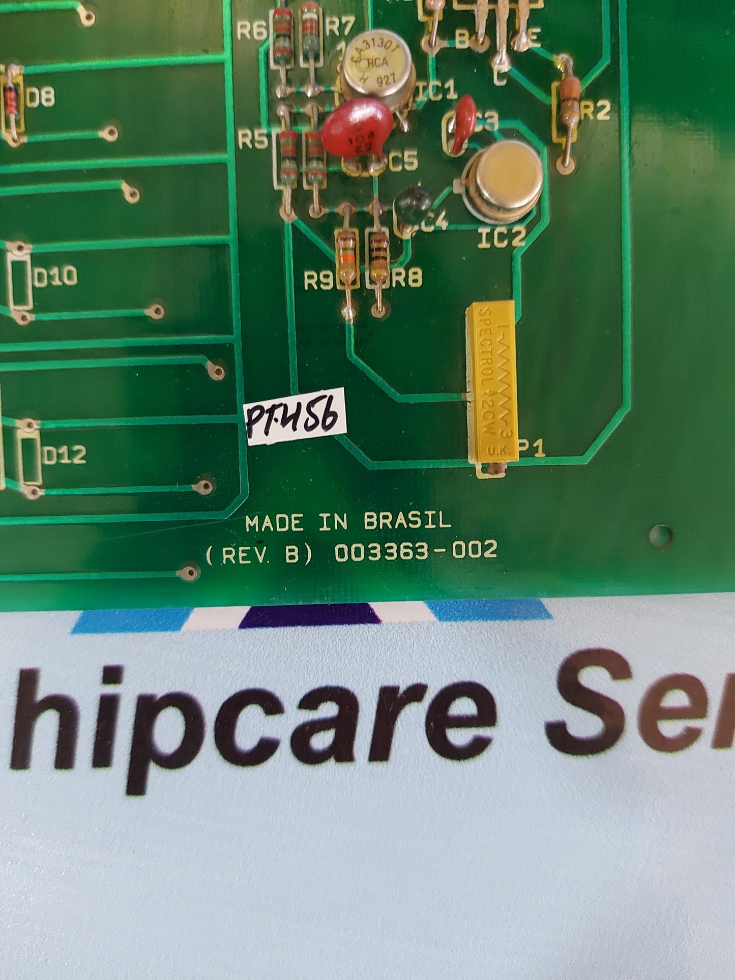 DET-TRONICS 003363-002 REV.B PCB CARD