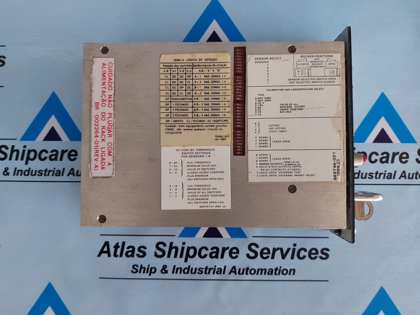DET TRONICS R8460-A3001 GAS CONTROLLER