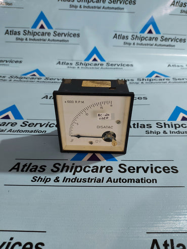 DISATAC x 1000 RPM METER