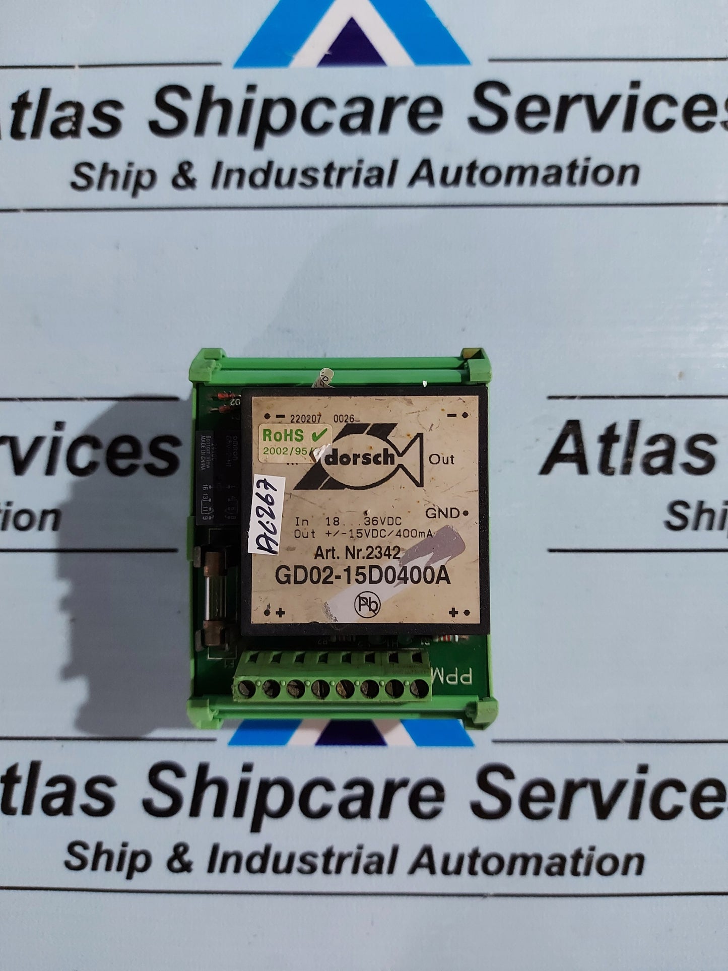 DORSCH GD02-15D0400A POWER SUPPLY