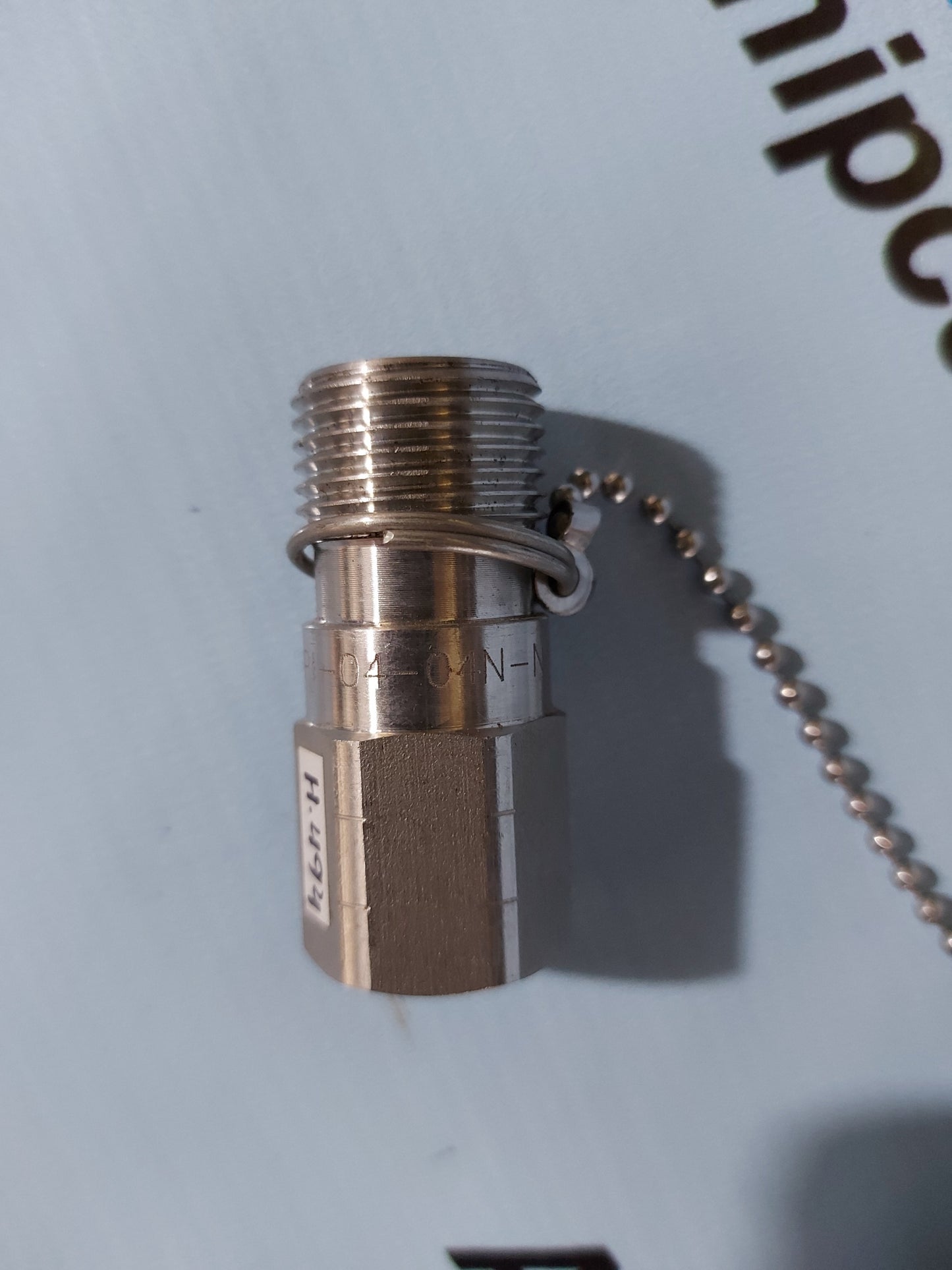 DP HP1-04-04N-NPT 513 HIGH PRESSURE VALVE H494
