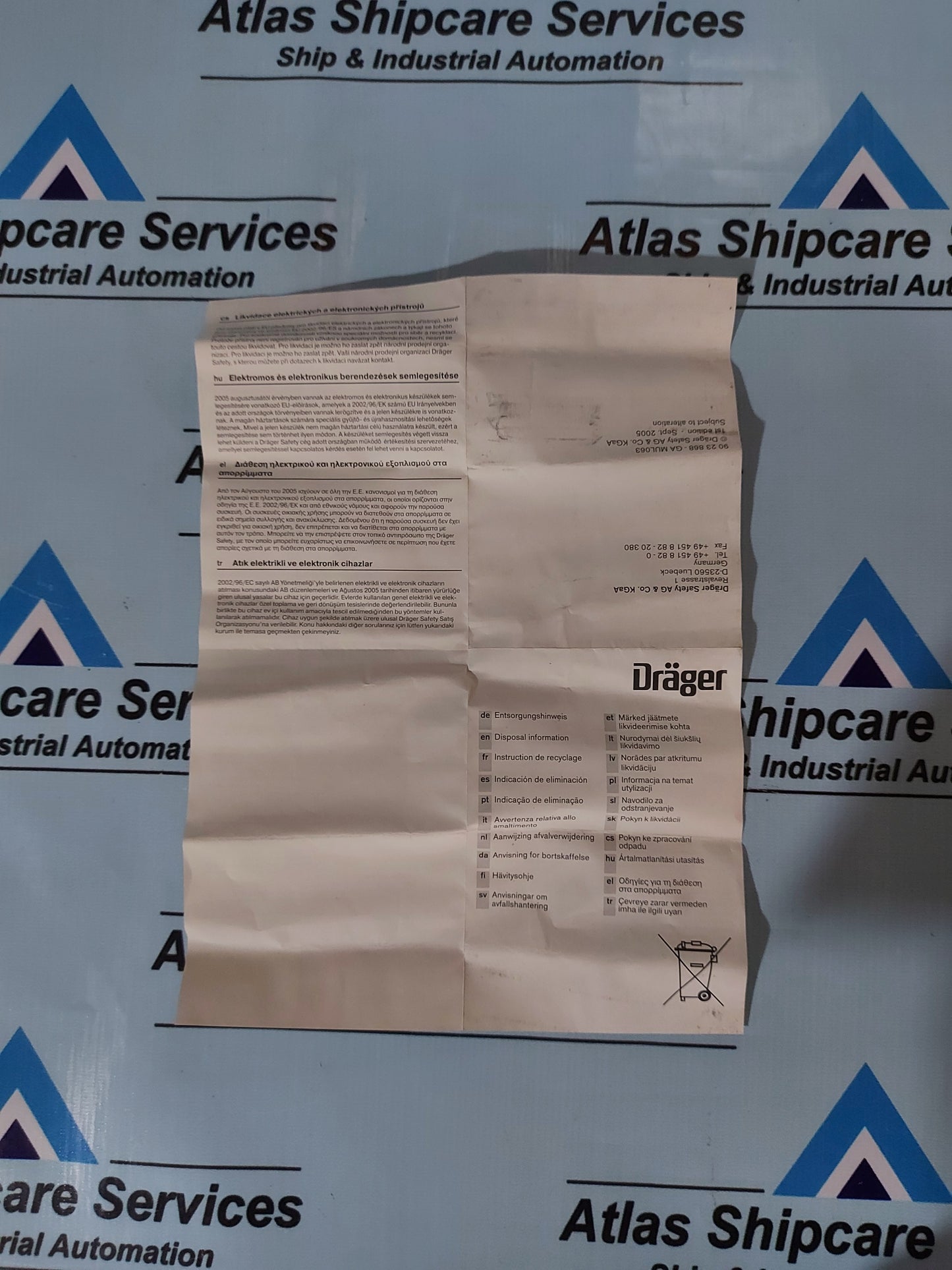 DRAGER MULTIWARN II NICD BATTERY PACK 8315485