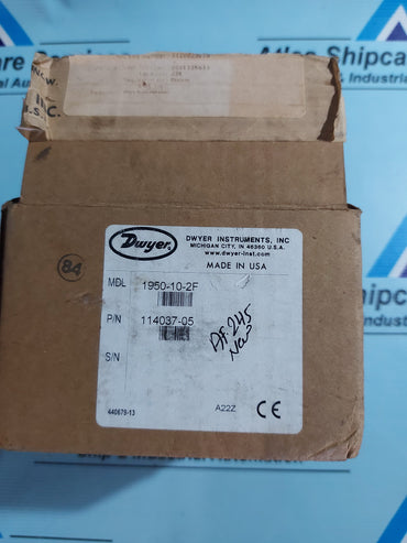 DWYER 1950-102F EXPLOSION-PROOF DIFFERENTIAL PRESSURE SWITCH