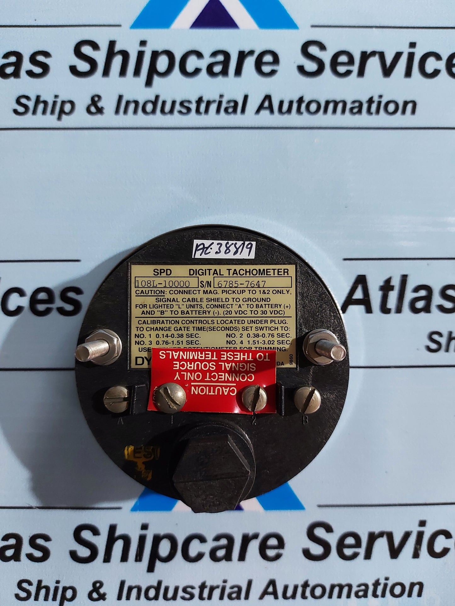 DYNALCO CONTROLS SPD-108 DIGITAL TACHOMETER