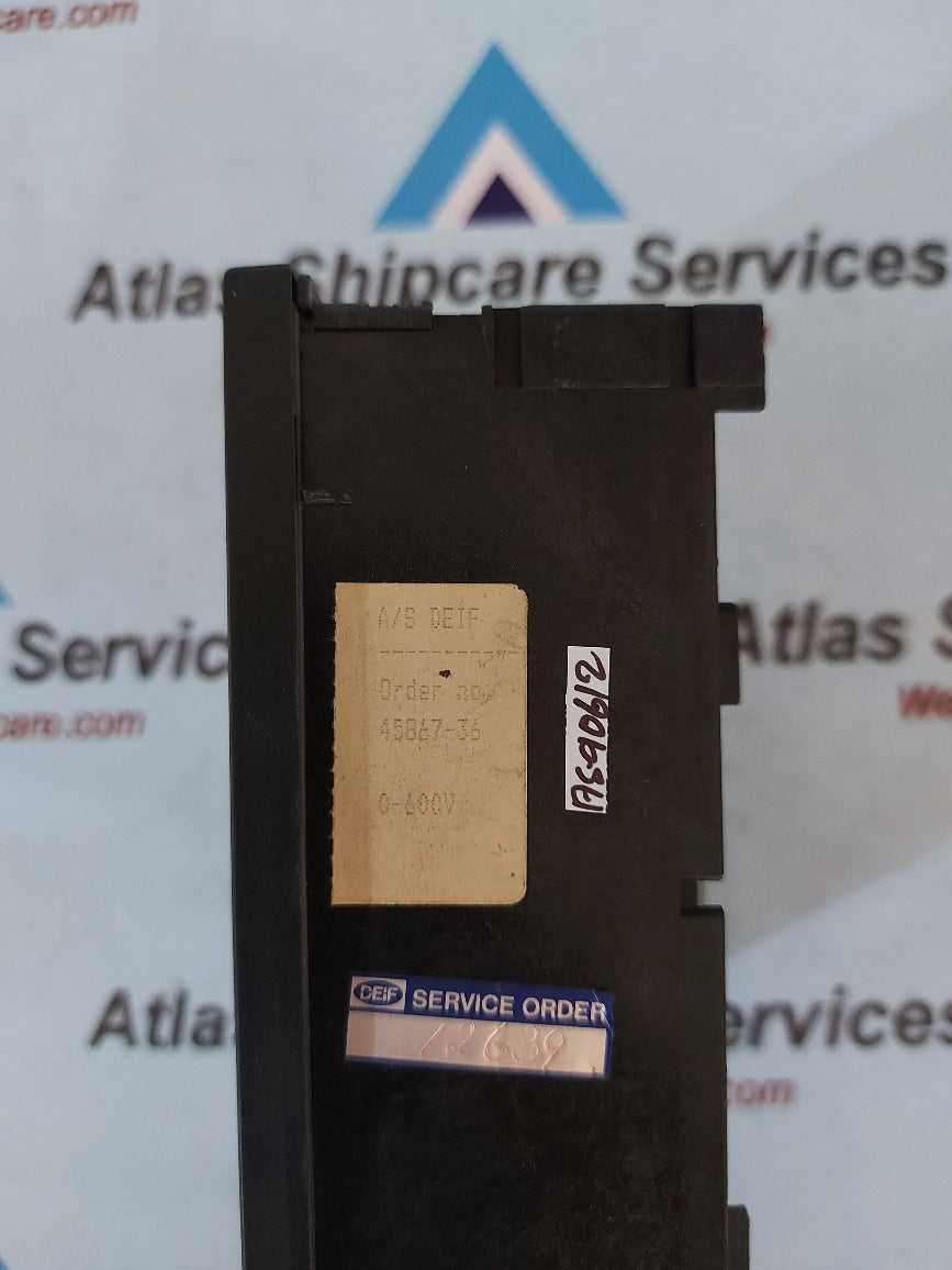 Deif 0-600V Voltage Meter