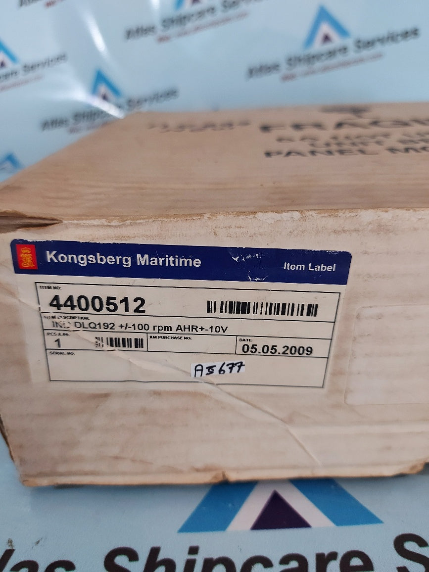 Deif DLQ192-pc-NB RPM Indicator