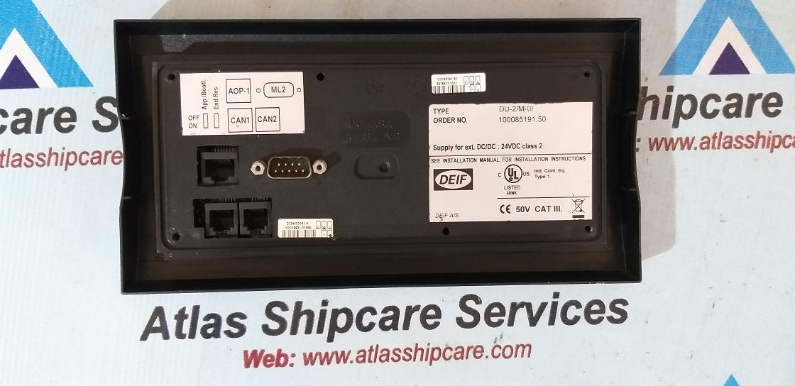 Deif PPU-3 DU-2/MKII Paralleling & Protection Unit