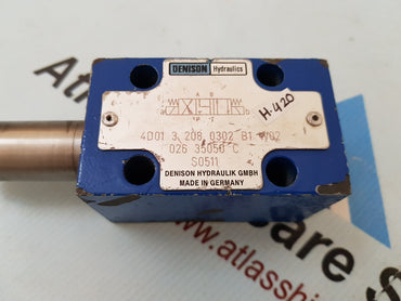 Denison Hydraulic 4D01-3-208-0302-B1-W02-026-35050C Direction Control Valve H420