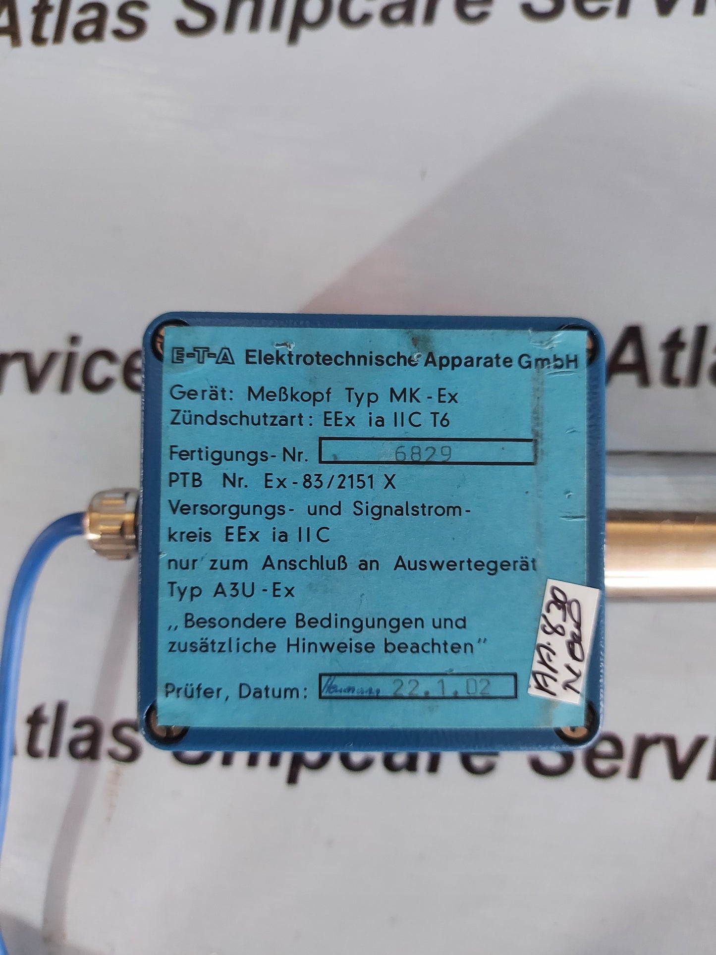 E-T-A ELEKTROTECCHNISCHE APPARATE MK-Ex