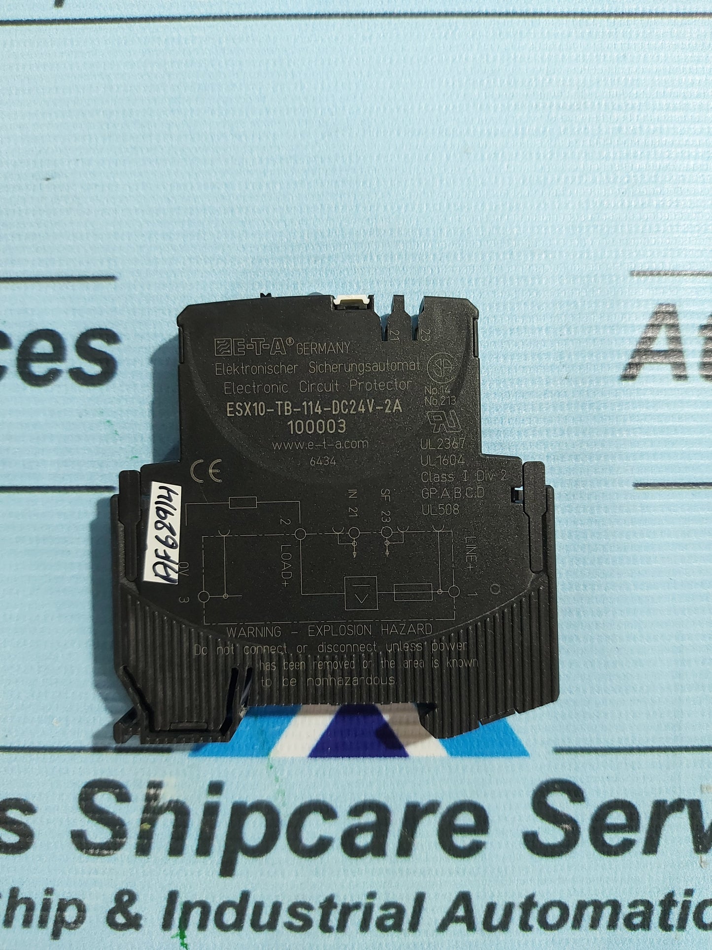 E-T-A ESX10-TB-114-DC24V-2A ELECTRONIC CIRCUIT PROTECTOR
