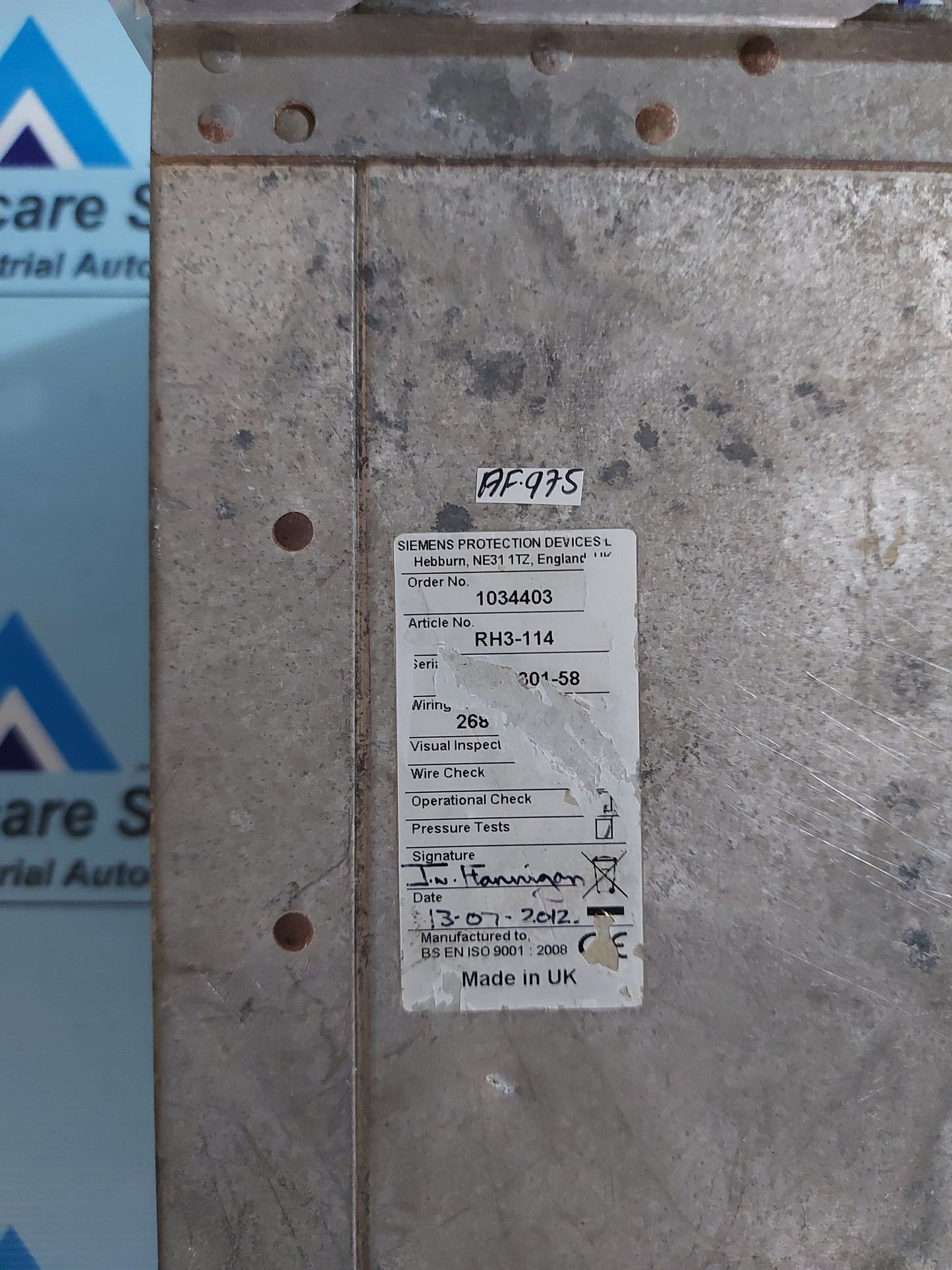 EASUN REYROLLE RHO-3 MOTOR PROTECTION RELAY