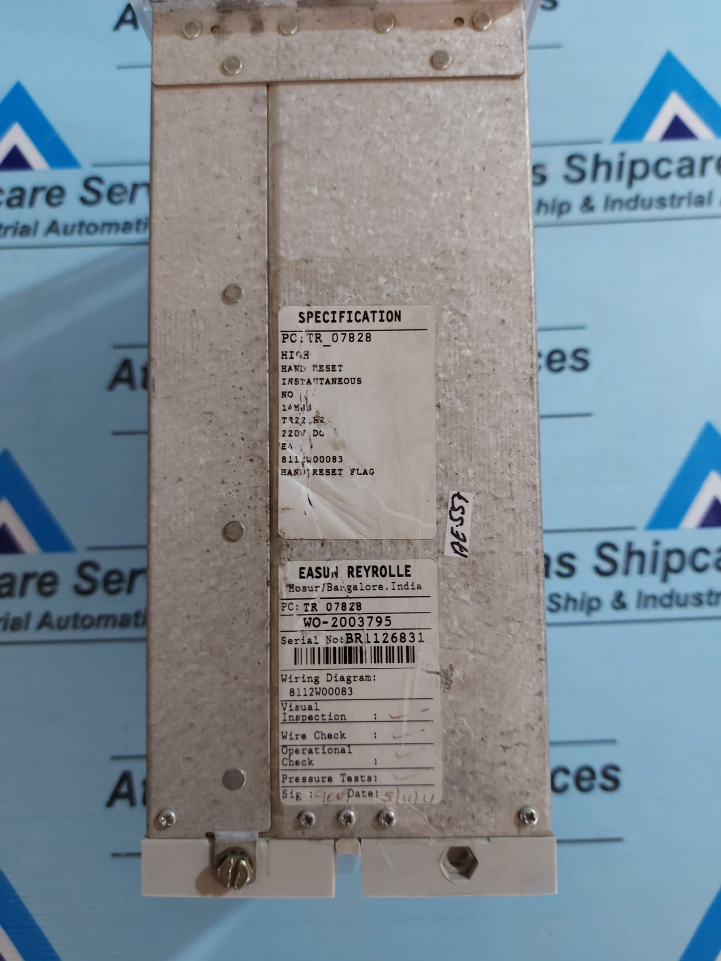 EASUN REYROLLE TR221H2 TR_07828 HIGH SPEED TRIPPING RELAY