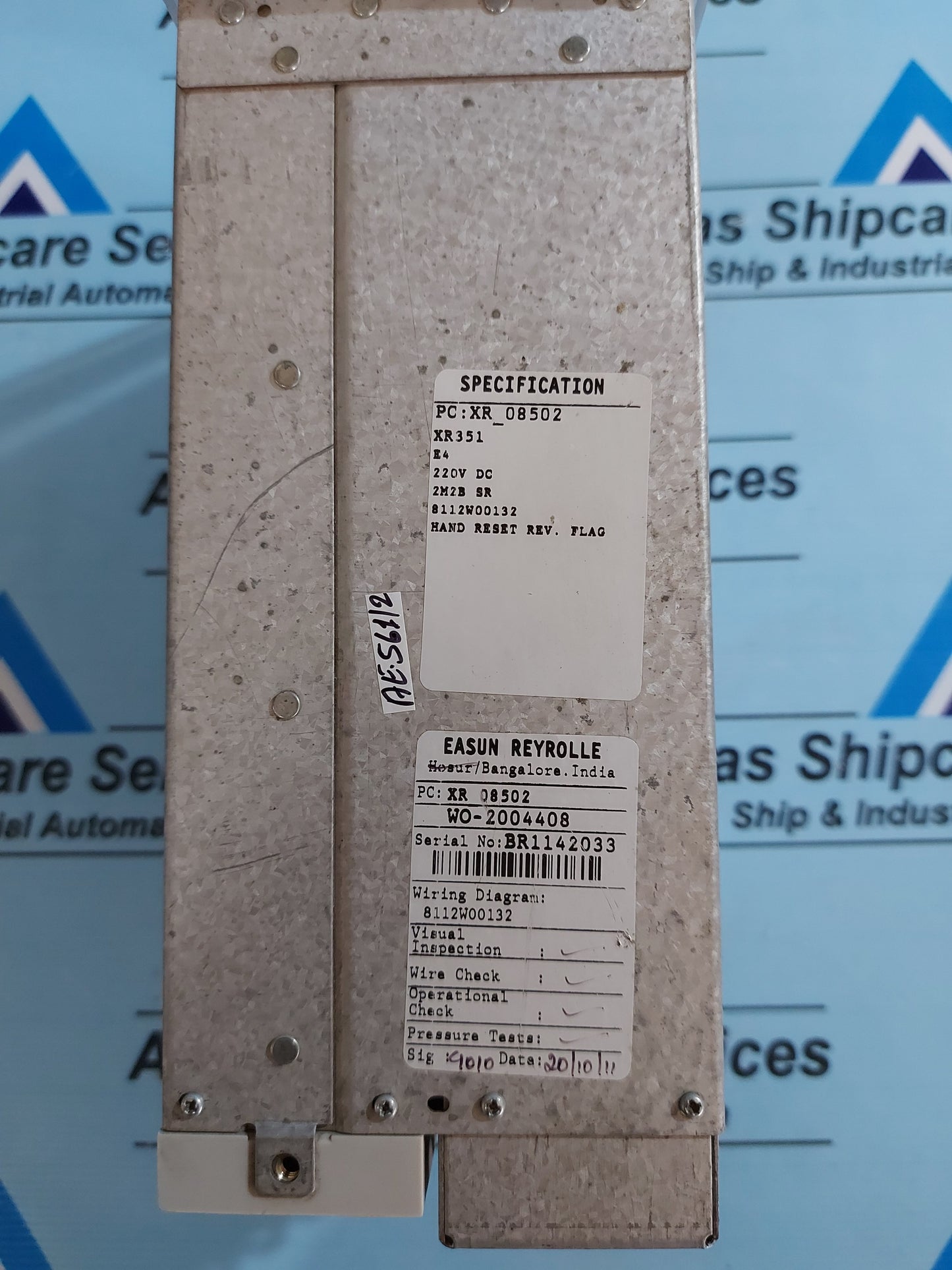 EASUN REYROLLE XR 351 TRIP CIRCUIT SUPERVISION RELAY