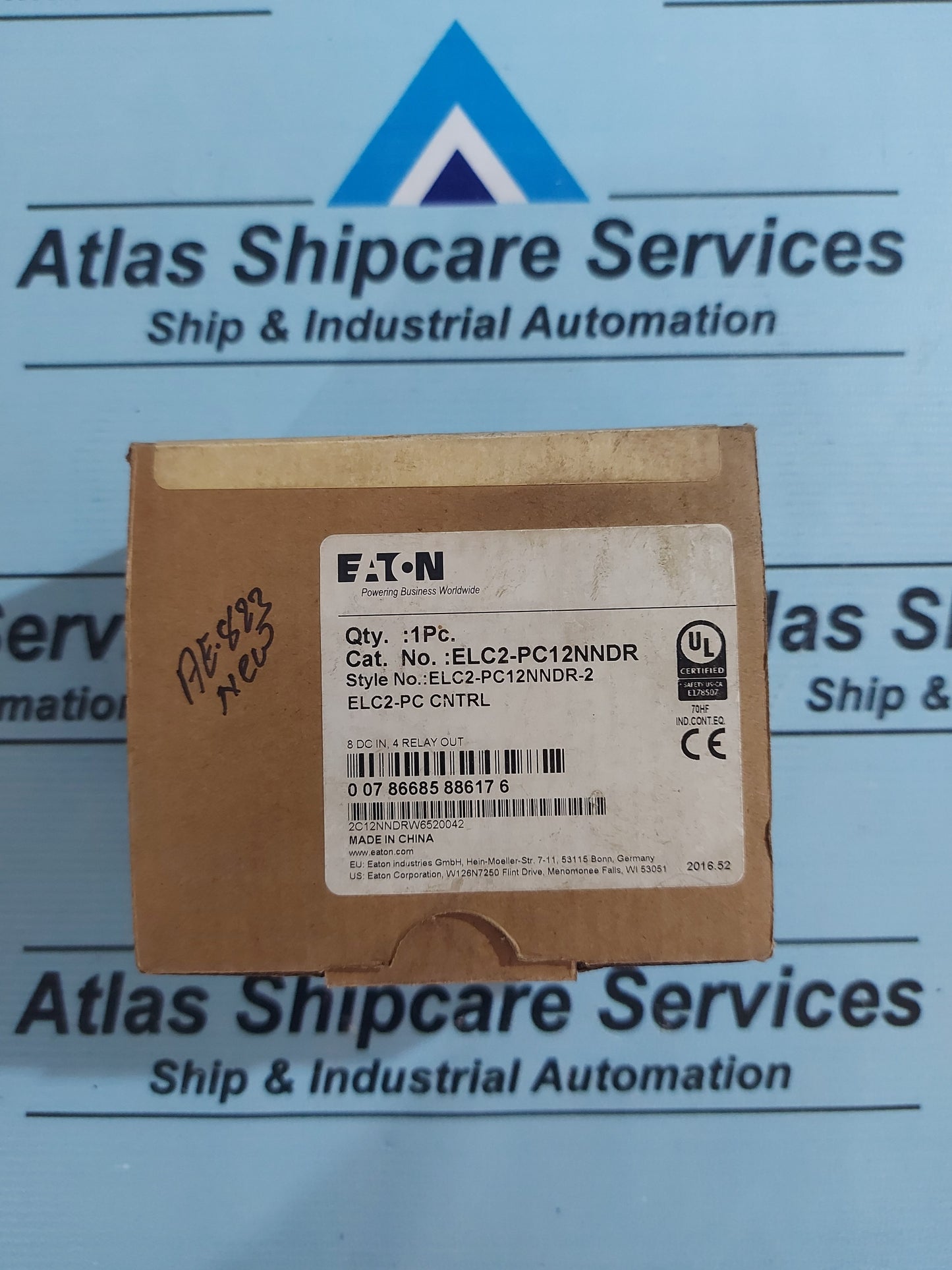 EATON ELC2-PC12NNDR PROGRAMMABLE LOGIC CONTROLLER 24VDC,12 I/O,8 INPUT