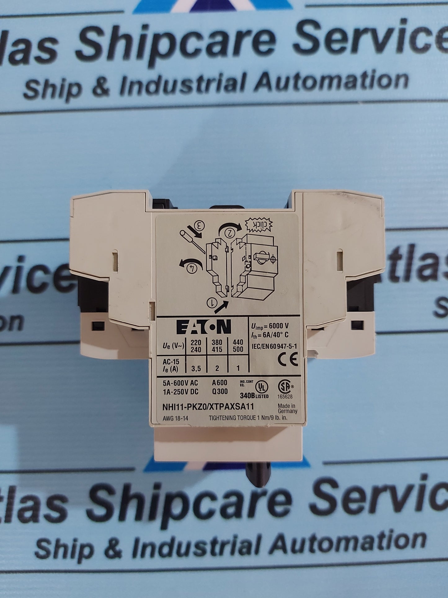 EATON MOELLER PKZM01-10 THERMAL MAGNETIC CIRCUIT BREAKER