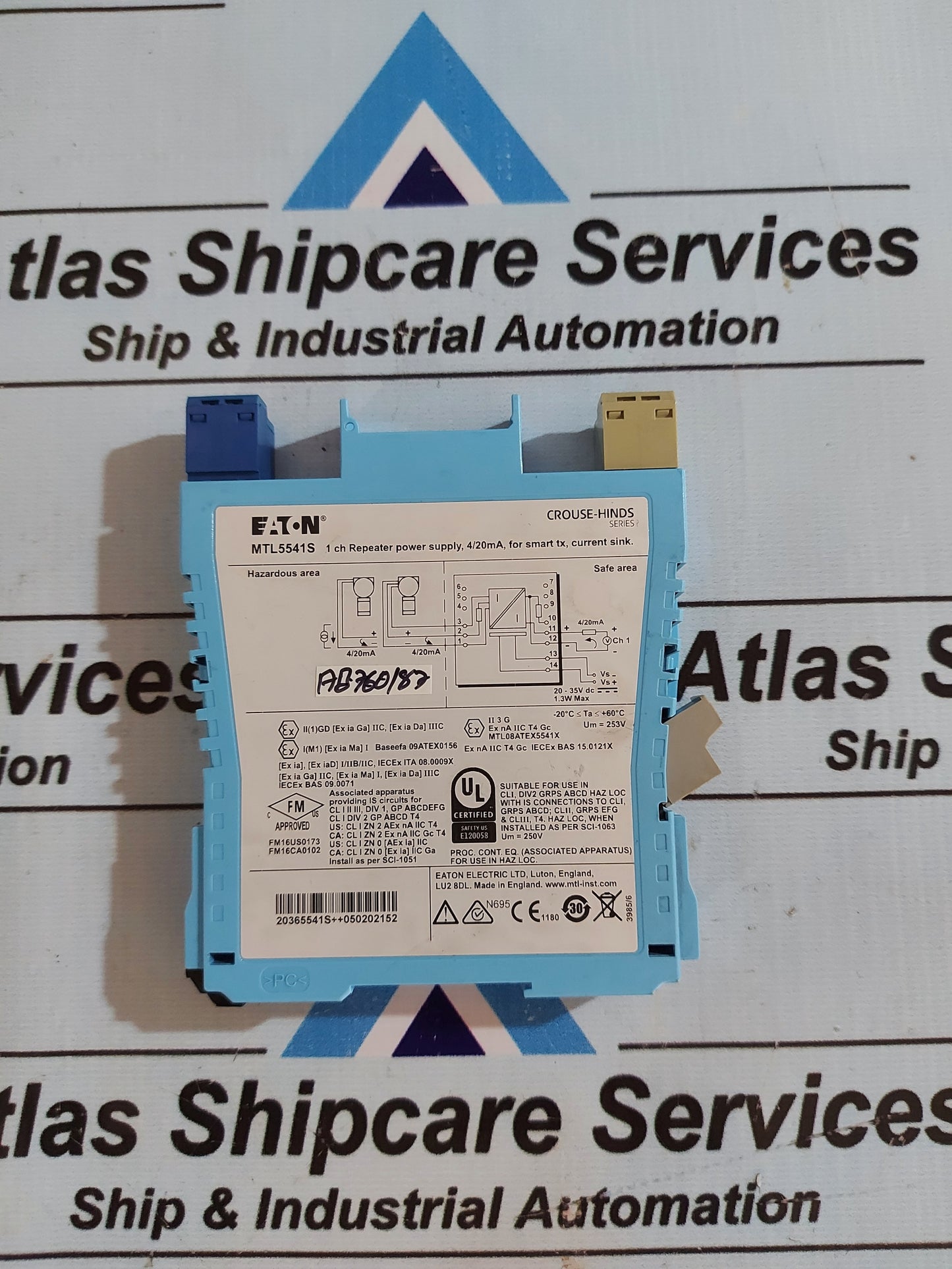 EATON MTL5541S 1 Ch REPEATER POWER SUPPLY