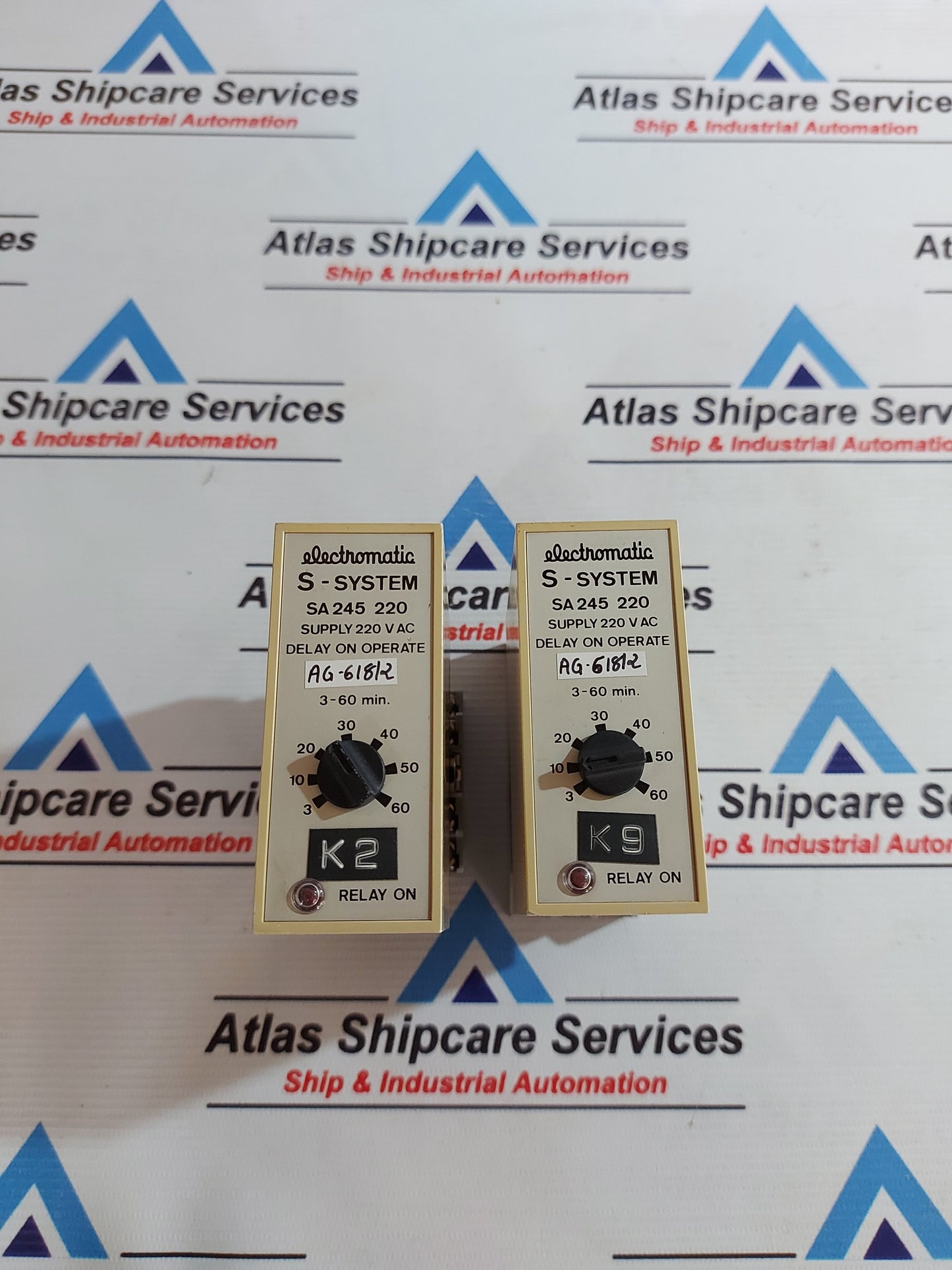 ELECTROMATIC S-SYSTEM SA 245 220 DELAY ON OPERATE RELAY AG618