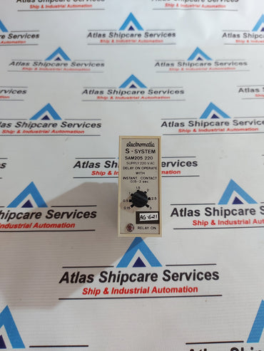 ELECTROMATIC S-SYSTEM SAM 205 220 DELAY ON OPERATE WITH INSTANT CONTACT AG621