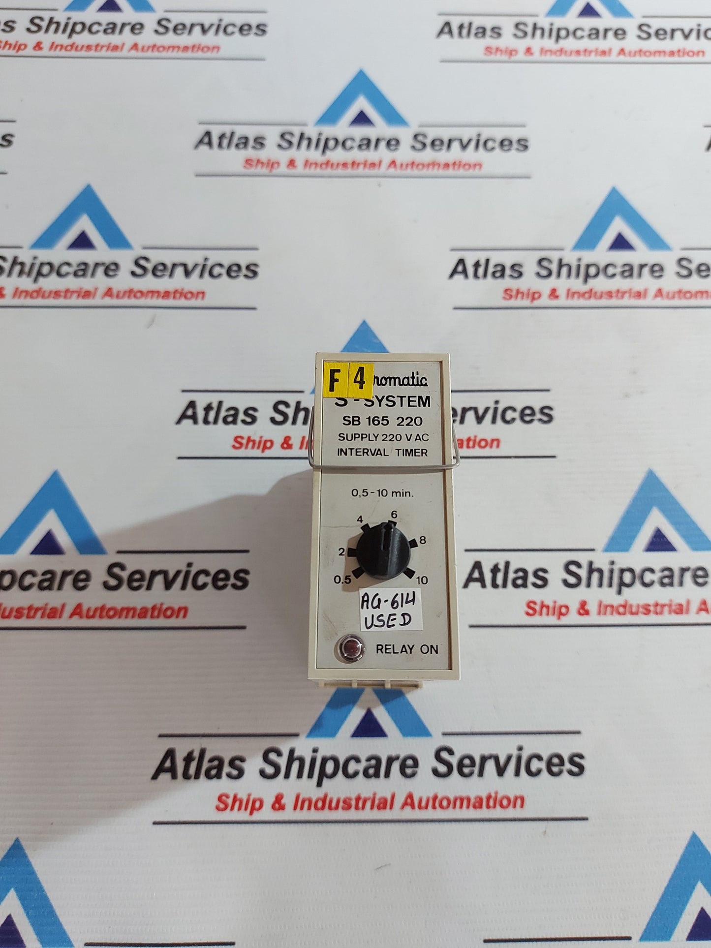 ELECTROMATIC S-SYSTEM SB 165 220 INTERVAL TIMER 220V AC AG614