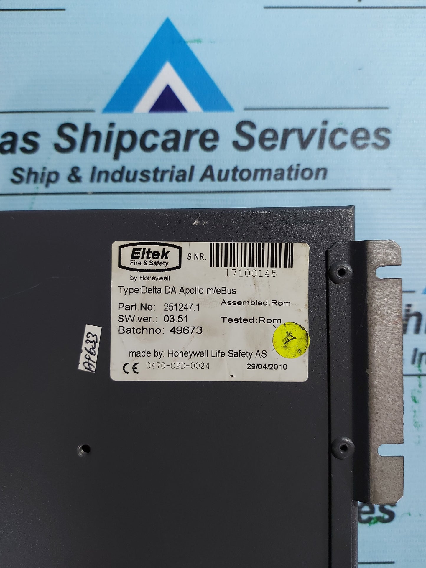 ELTEK 251247.1 DELTA DA APOLLO m/eBUS FIRE DETECTION AND ALARM MODULE