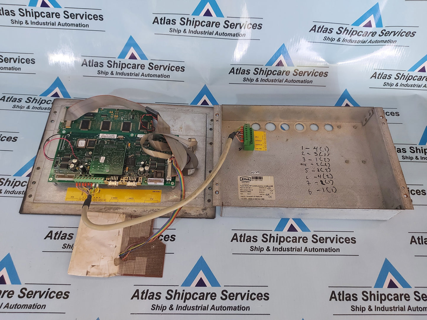 ELTEK FIRE & SAFETY ALARM DELTA OP INNFET DISPLAY PANEL 251261.1