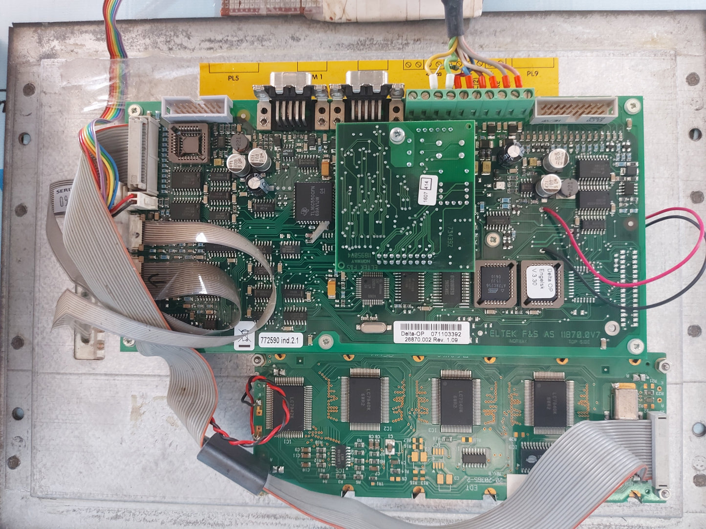 ELTEK FIRE & SAFETY ALARM DELTA OP INNFET DISPLAY PANEL 251261.1