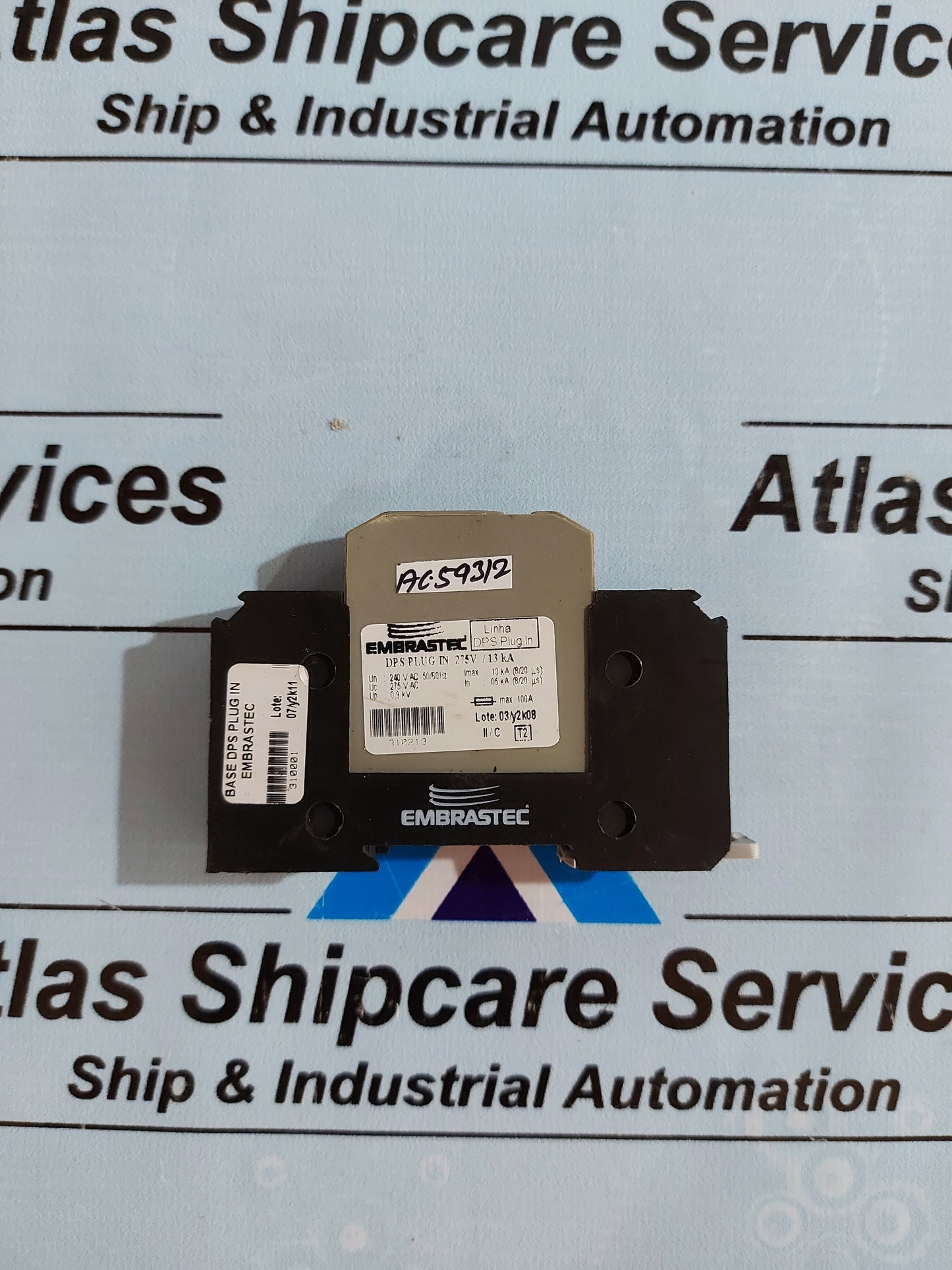 EMBRASTEC DPS BASE PLUG IN 275V/13kA