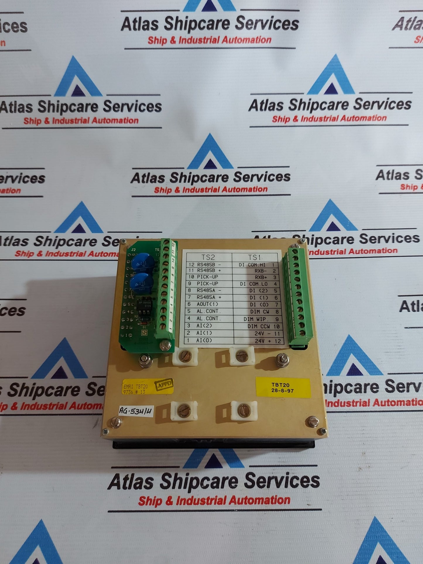 EMRI TBT20 TURBOCHARGER RPM INDICATOR AG534