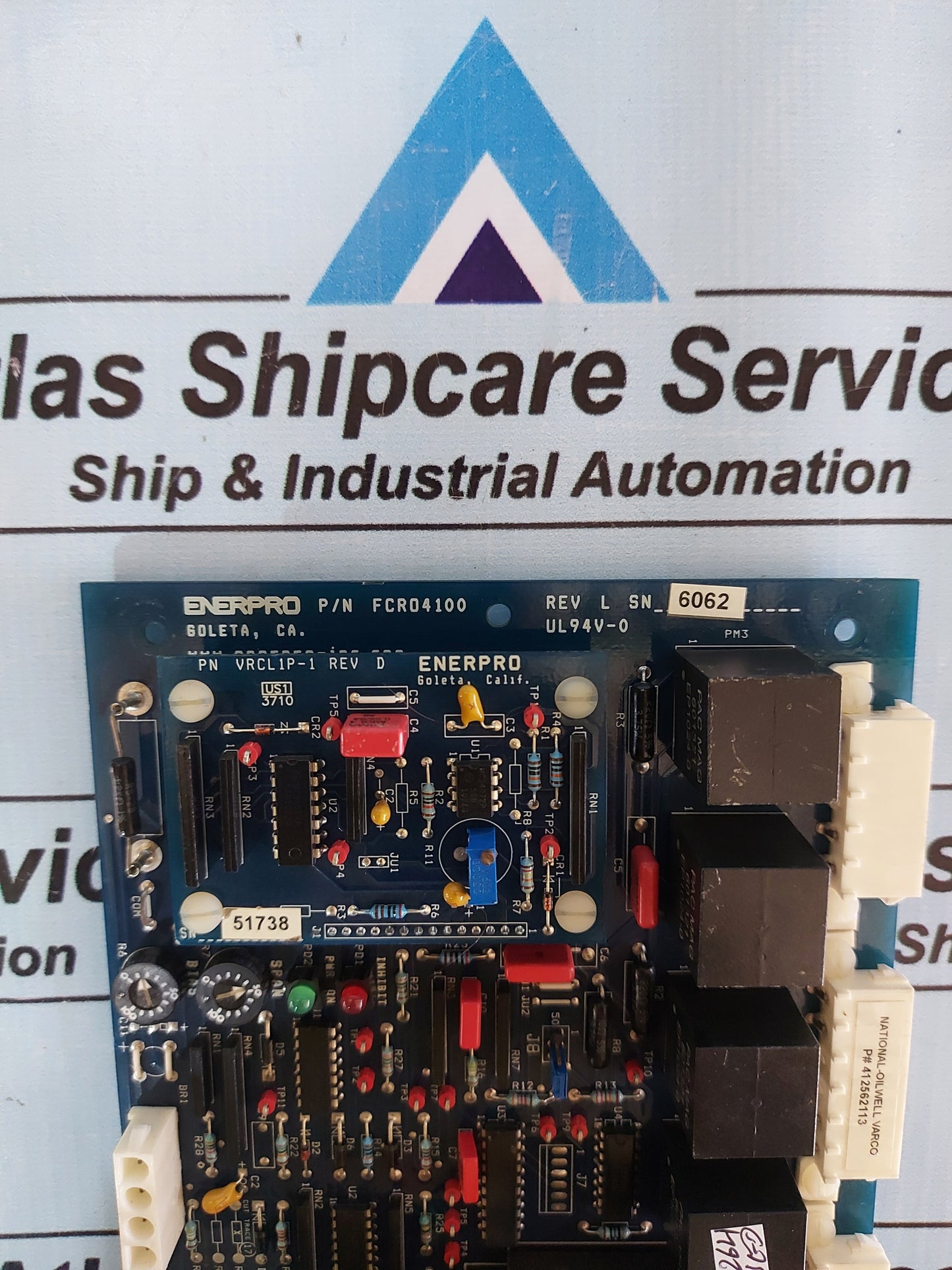 ENERPRO FCRO4100 REV.L FIRING BOARD