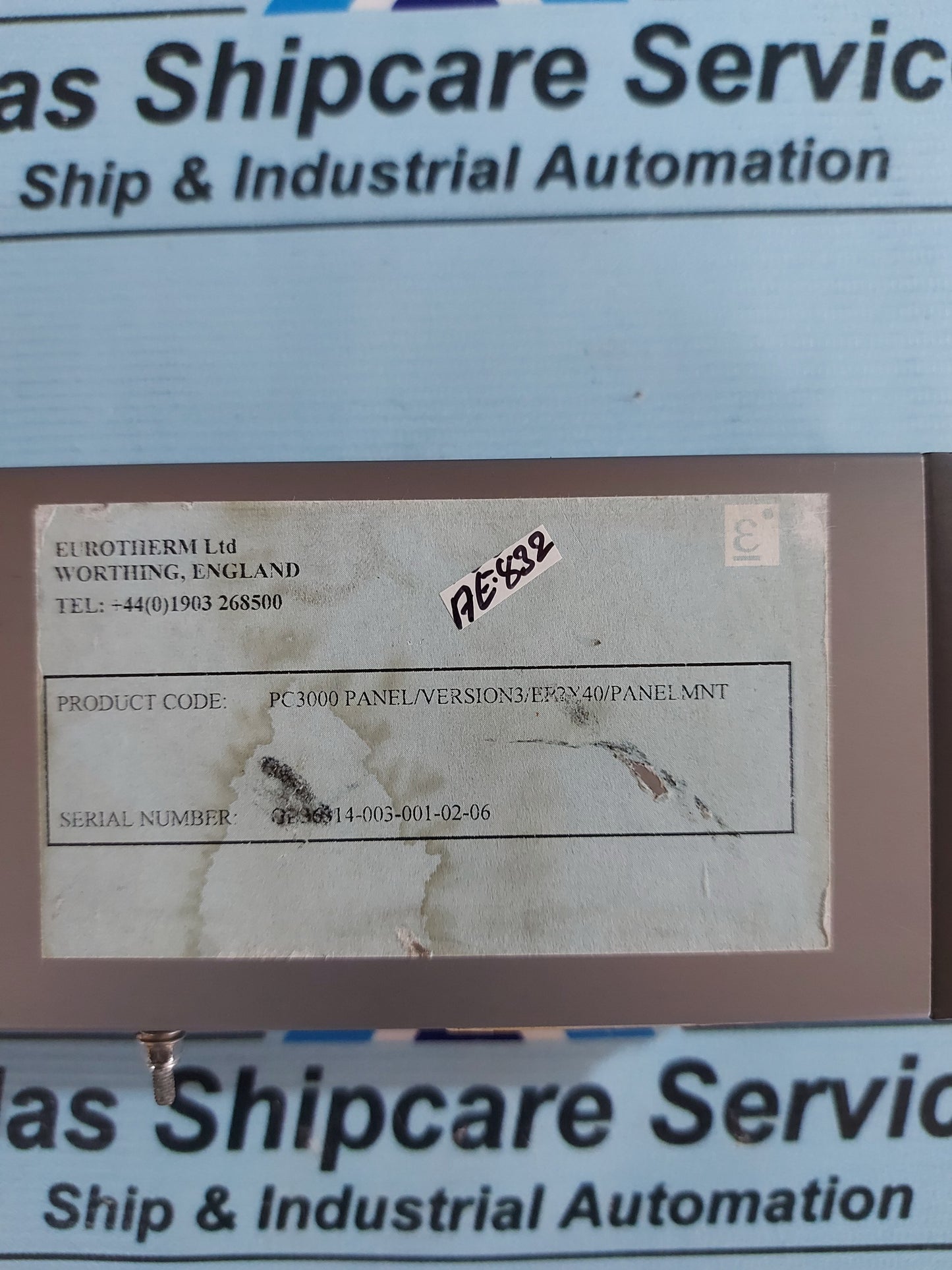 EUROTHERM PC3000 PANEL VERSION3 EP2X40