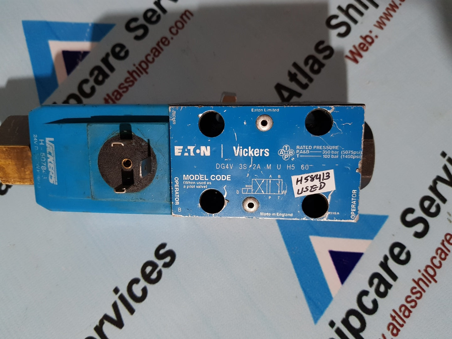 Eaton Vickers DG4V3S2AMUH560 Solenoid Operated Directional Valve H584