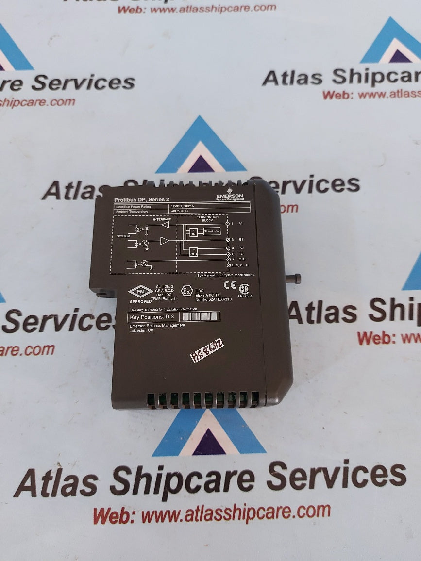 Emerson KJ3243X1-BA1 Series 2 Profibus DP Card