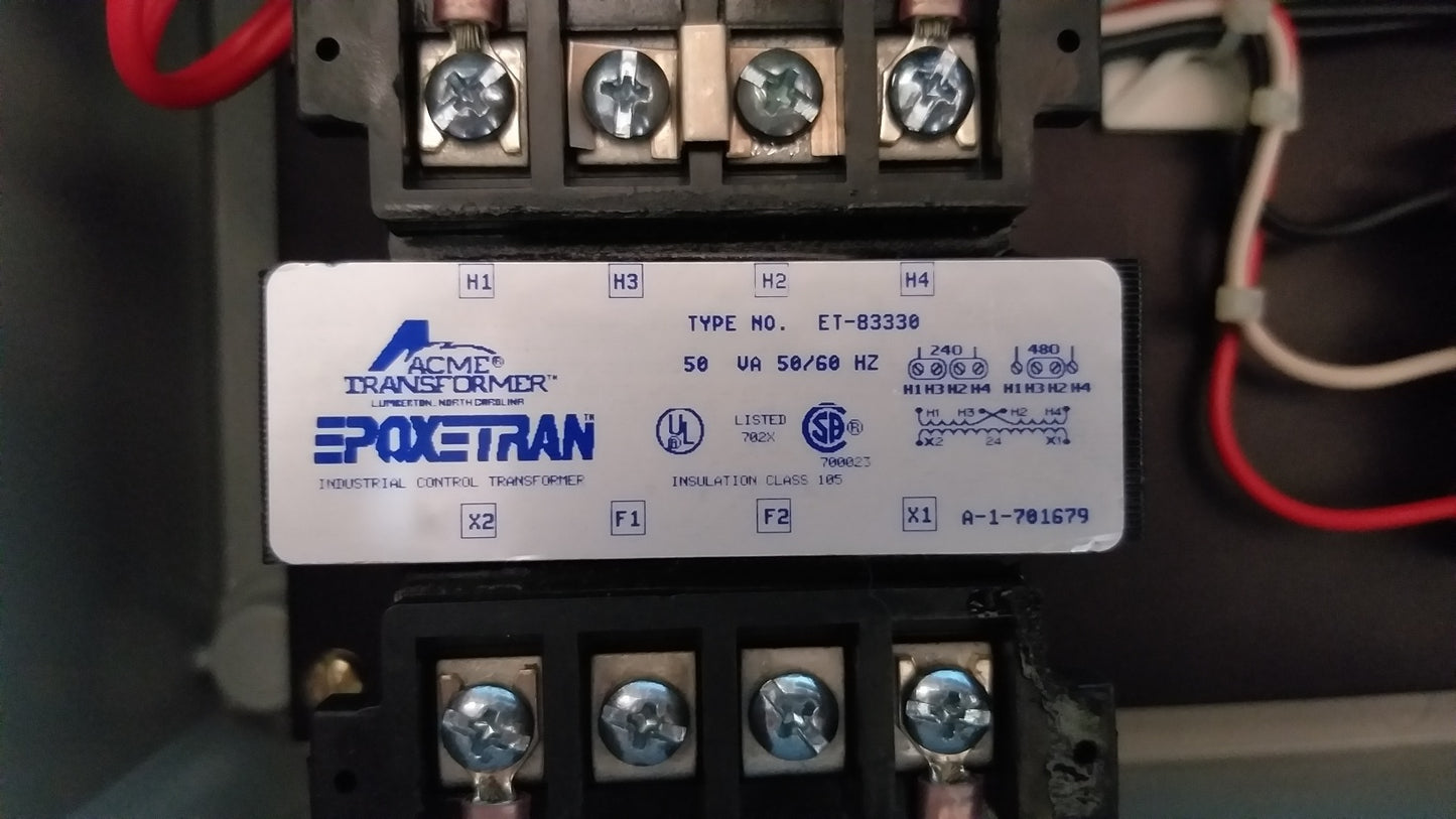 Epoxetran ET-83330 Industrial Control Transformer