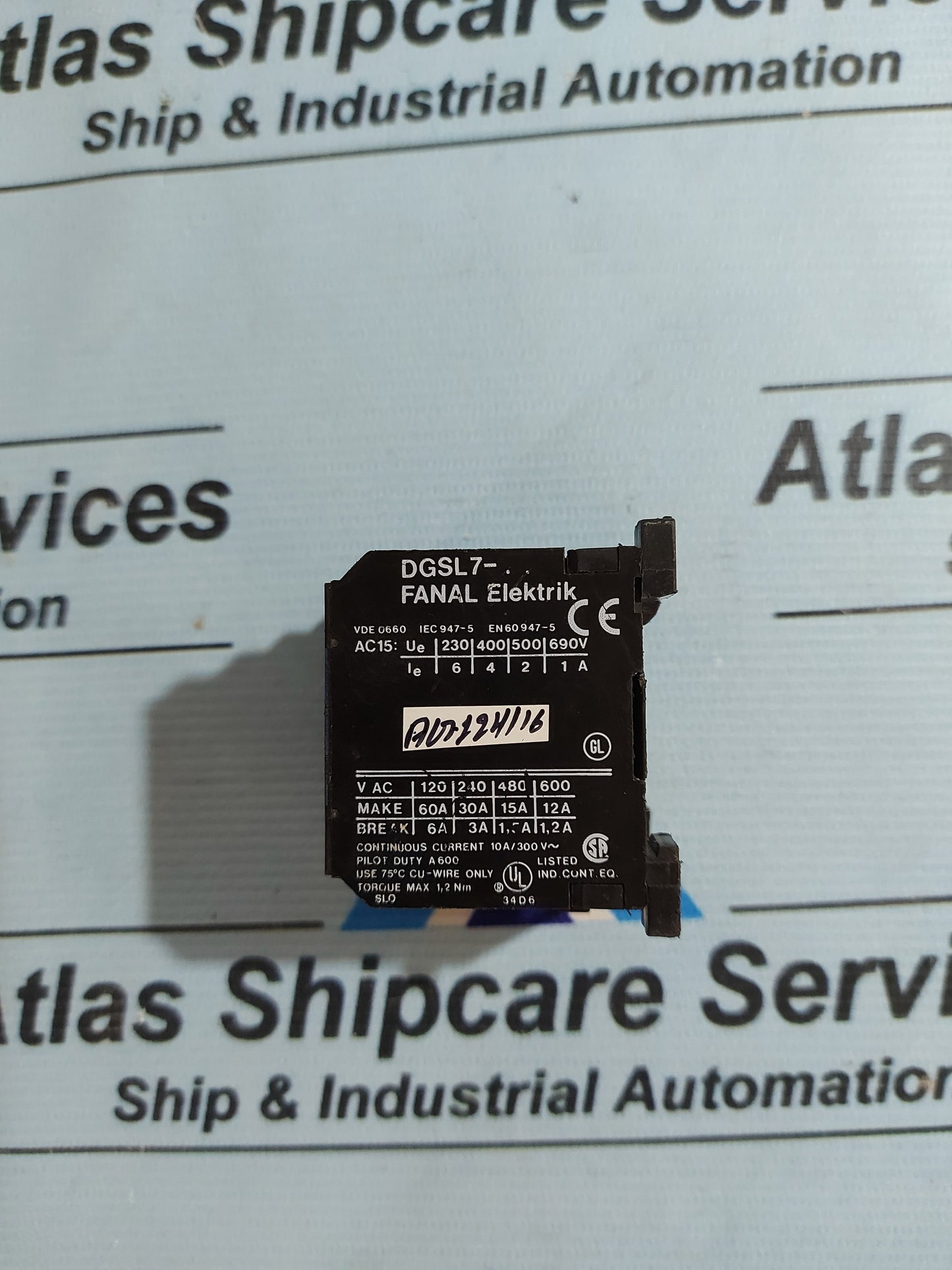FANAL DGSL7-22 CONTACTOR RELAY AG124