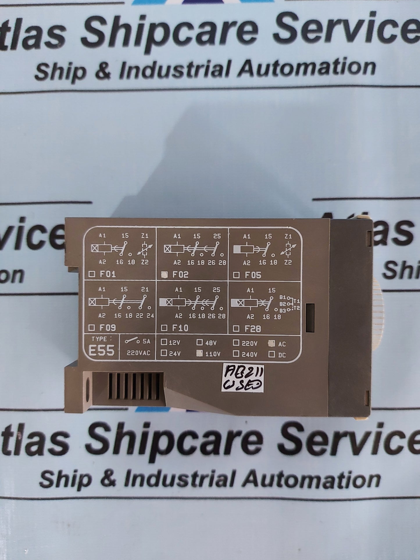 FIBER E55-F02-110VAC TIMER RELAY