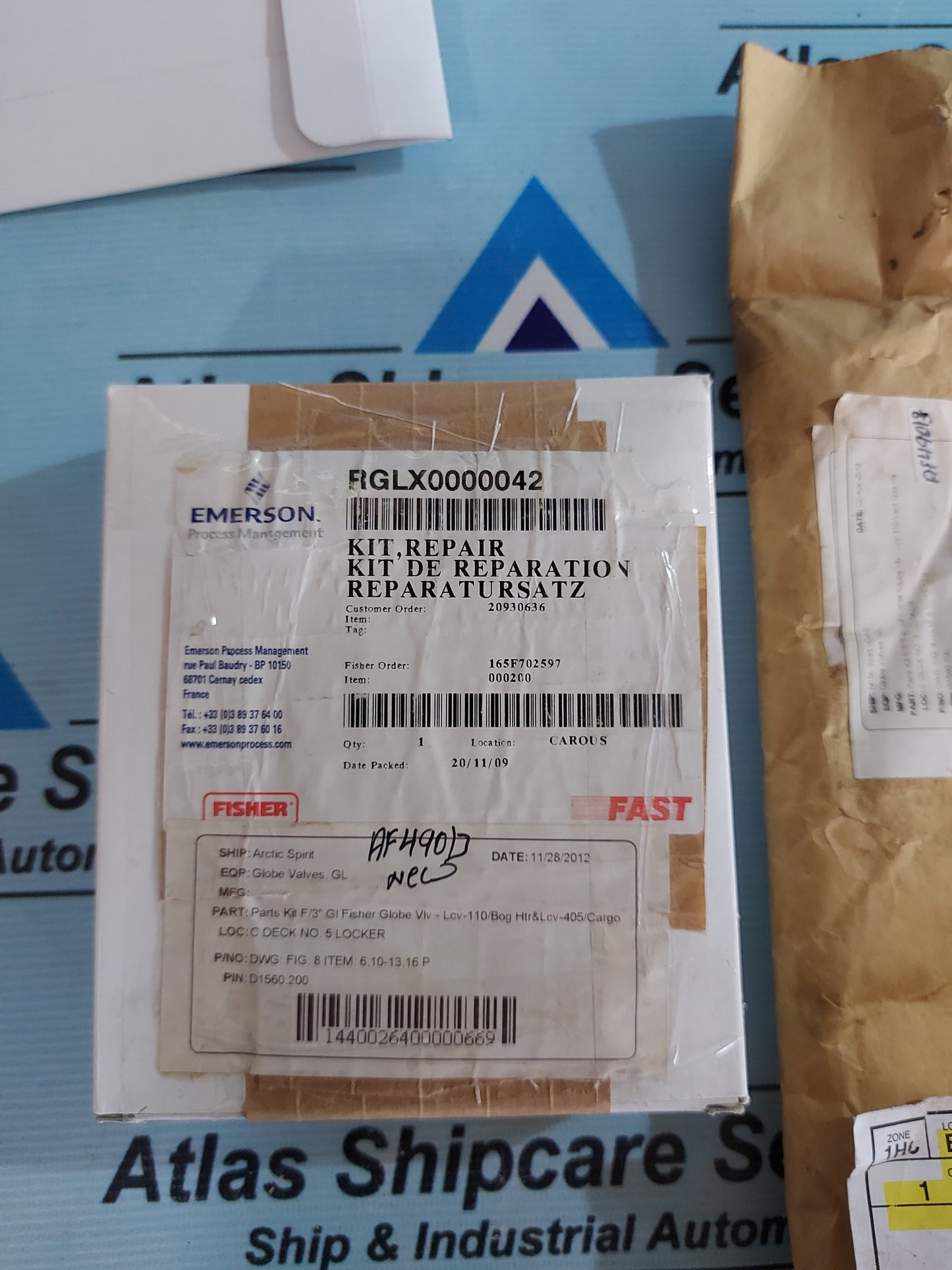 FISHER RGLX0000042 KIT,REPAIR GL 3" GASKET & PACKING