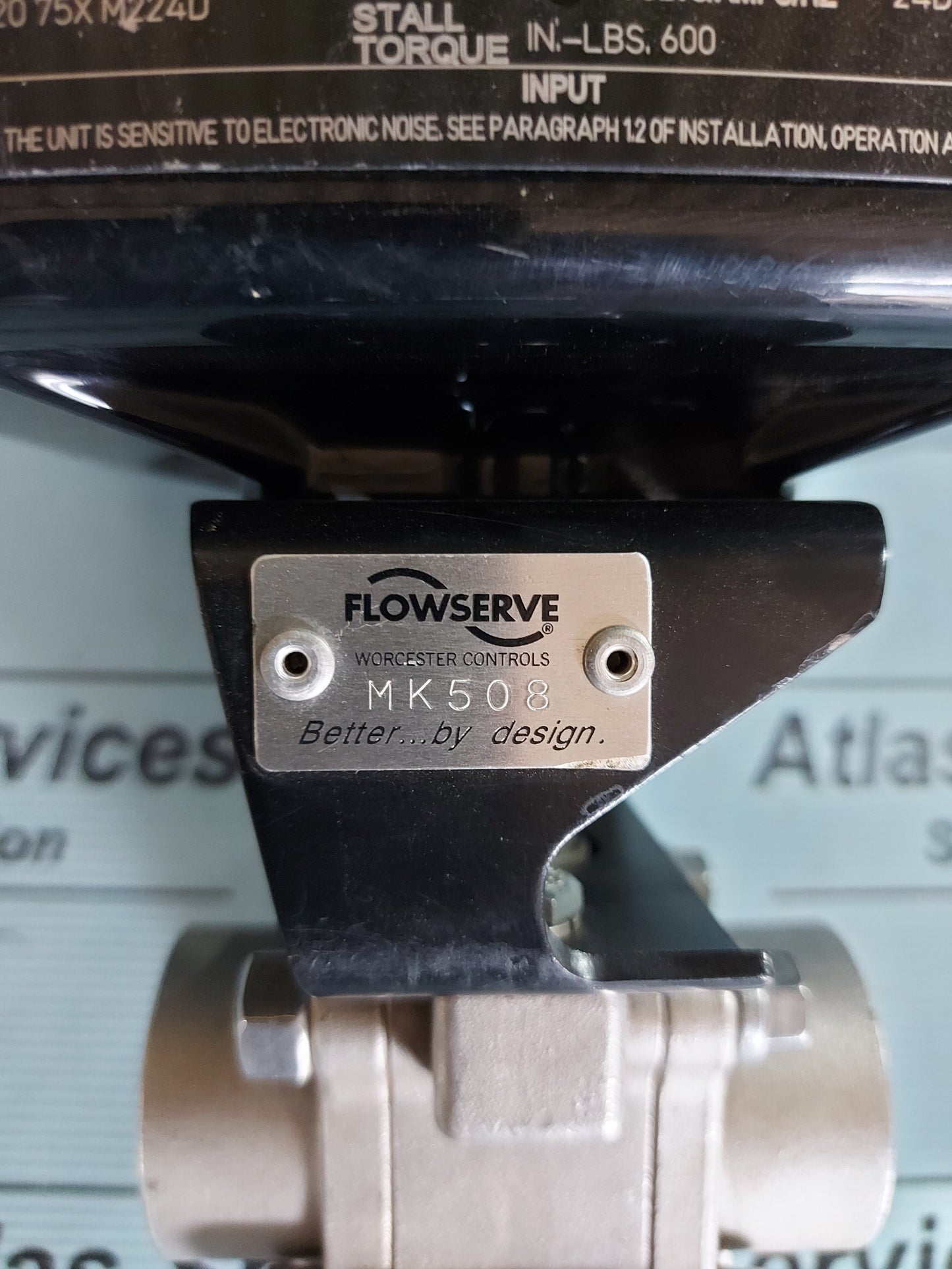 FLOWSERVE SERIES 75 20 75X M224D ELECTRIC ACTUATOR 600lbs