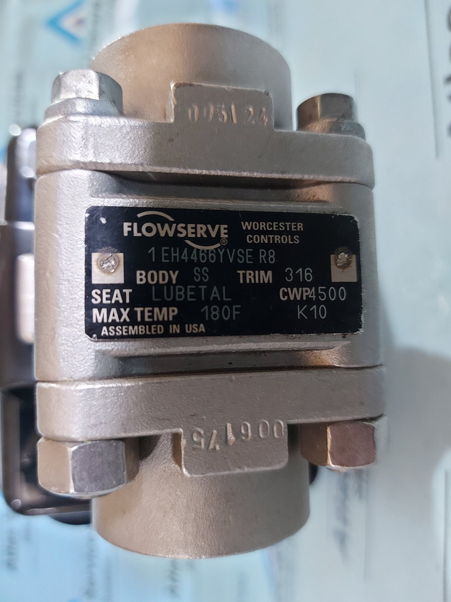 FLOWSERVE SERIES 75 20 75X M224D ELECTRIC ACTUATOR 600lbs