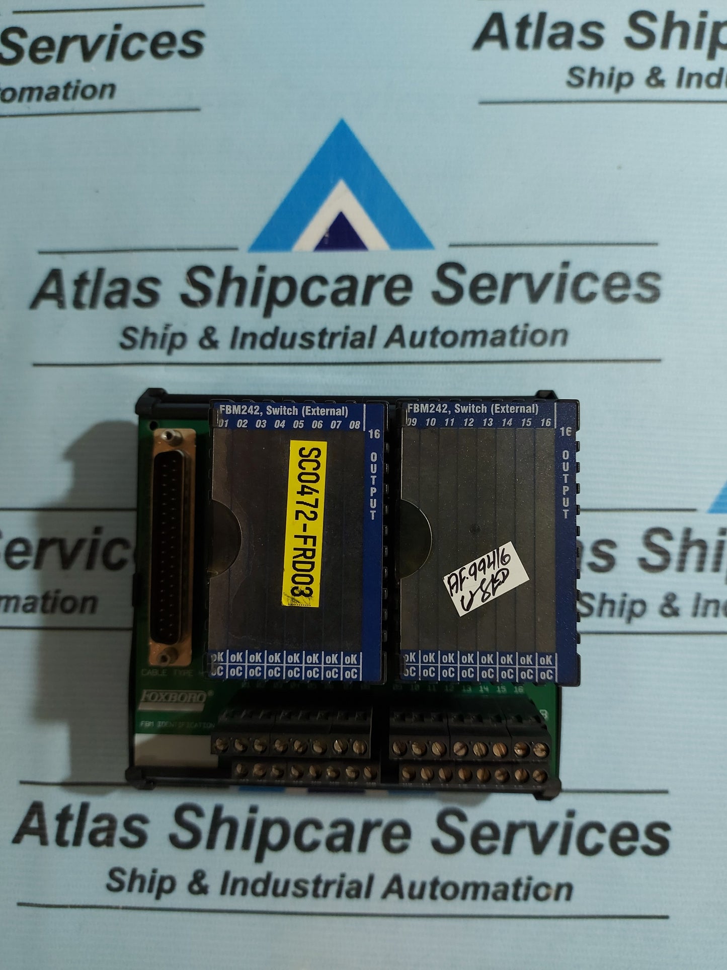 FOXBORO P0916KP-0B FBM242 SWITCH MODULE EXTERNAL PLC