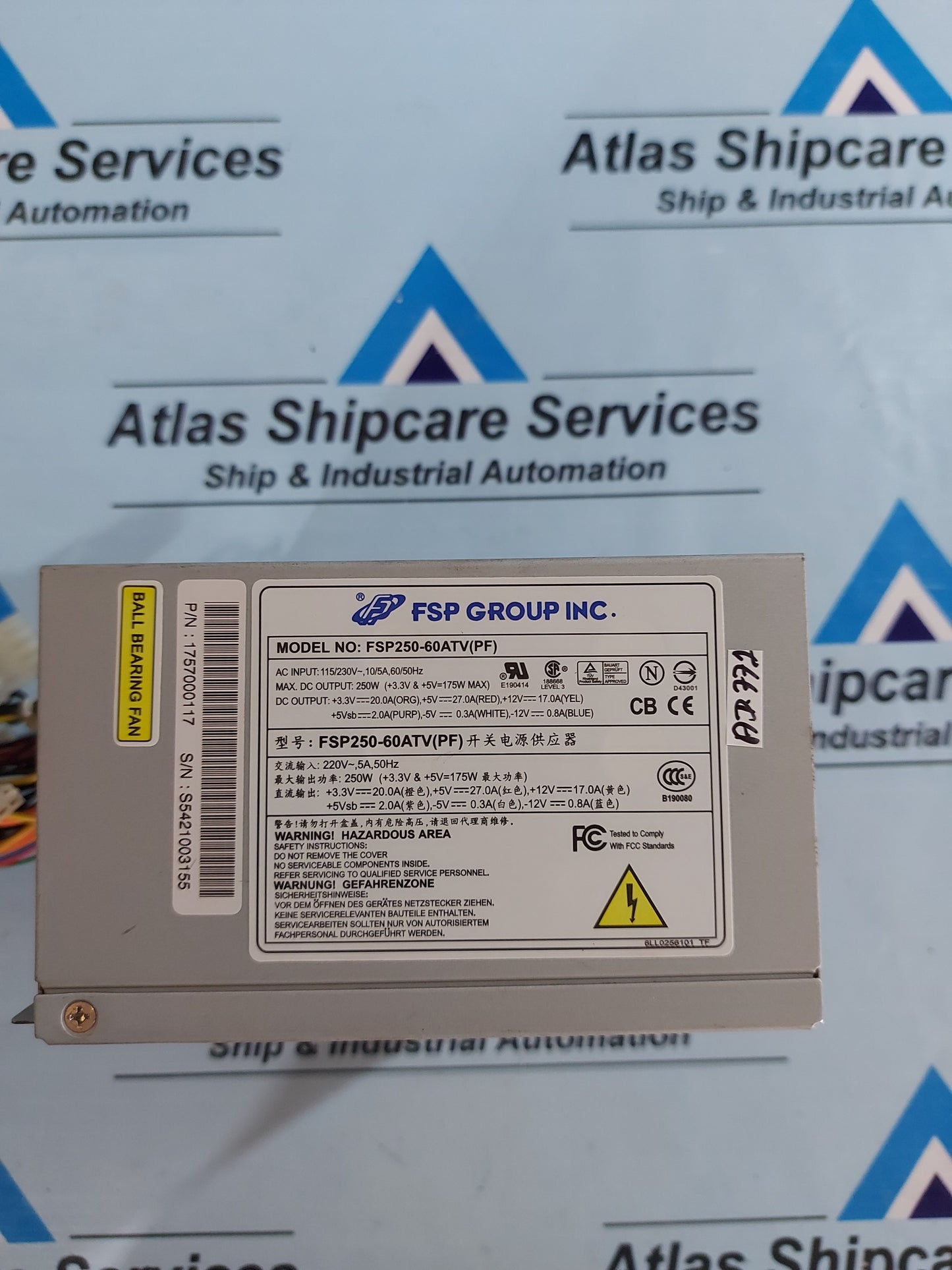 FSP GROUP FSP250-60ATV(PF) SWITCHING POWER SUPPLY